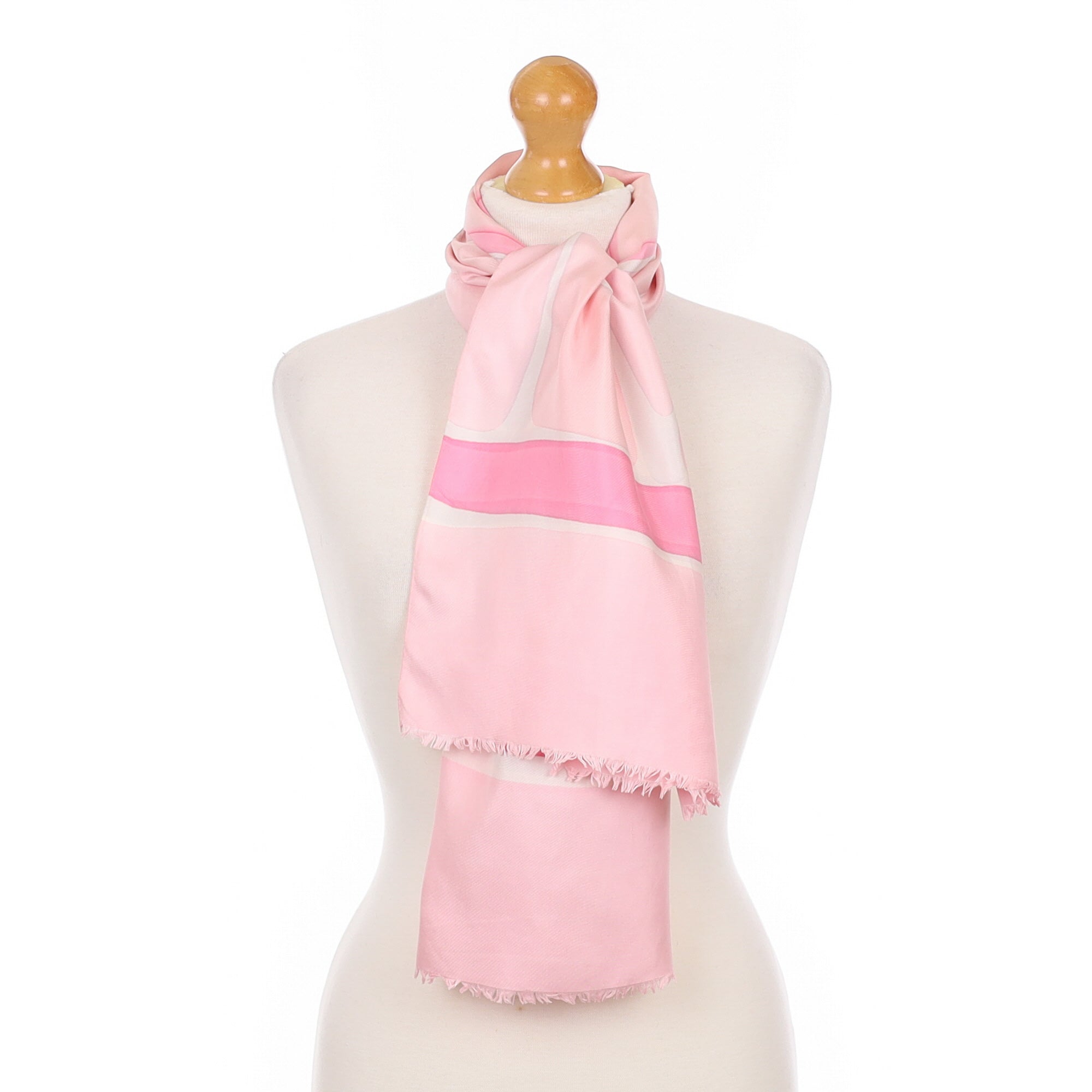 1970’s Pink Vintage Silk Scarf