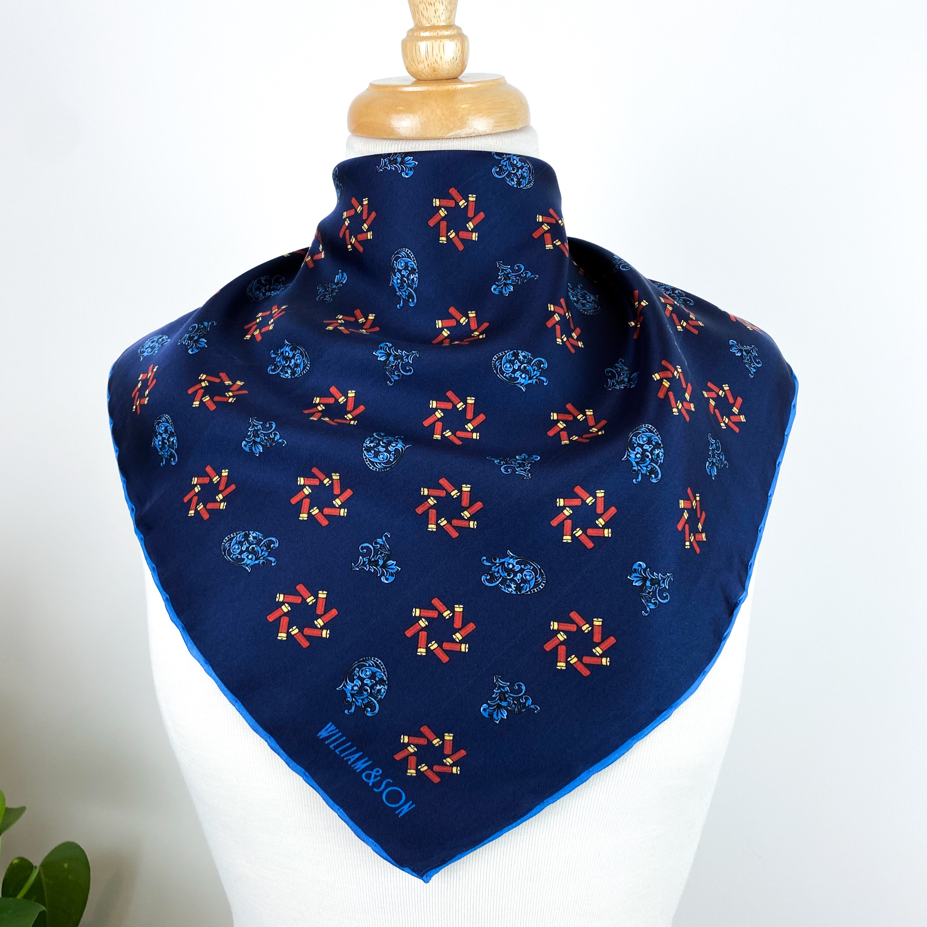 Brand New William & Son Cartridge Silk Hankerchief