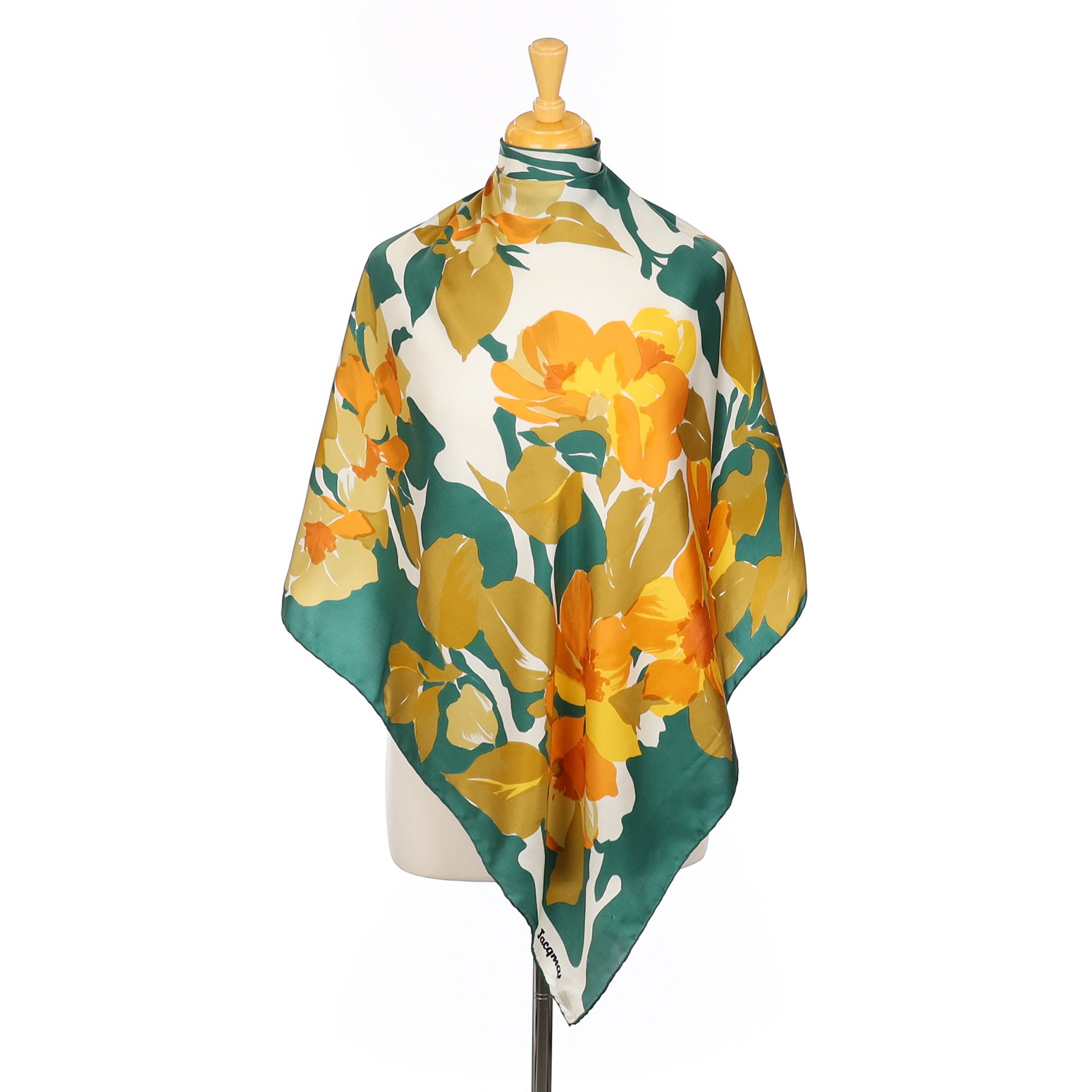 Jacqmar Spring Floral Vintage Silk Scarf