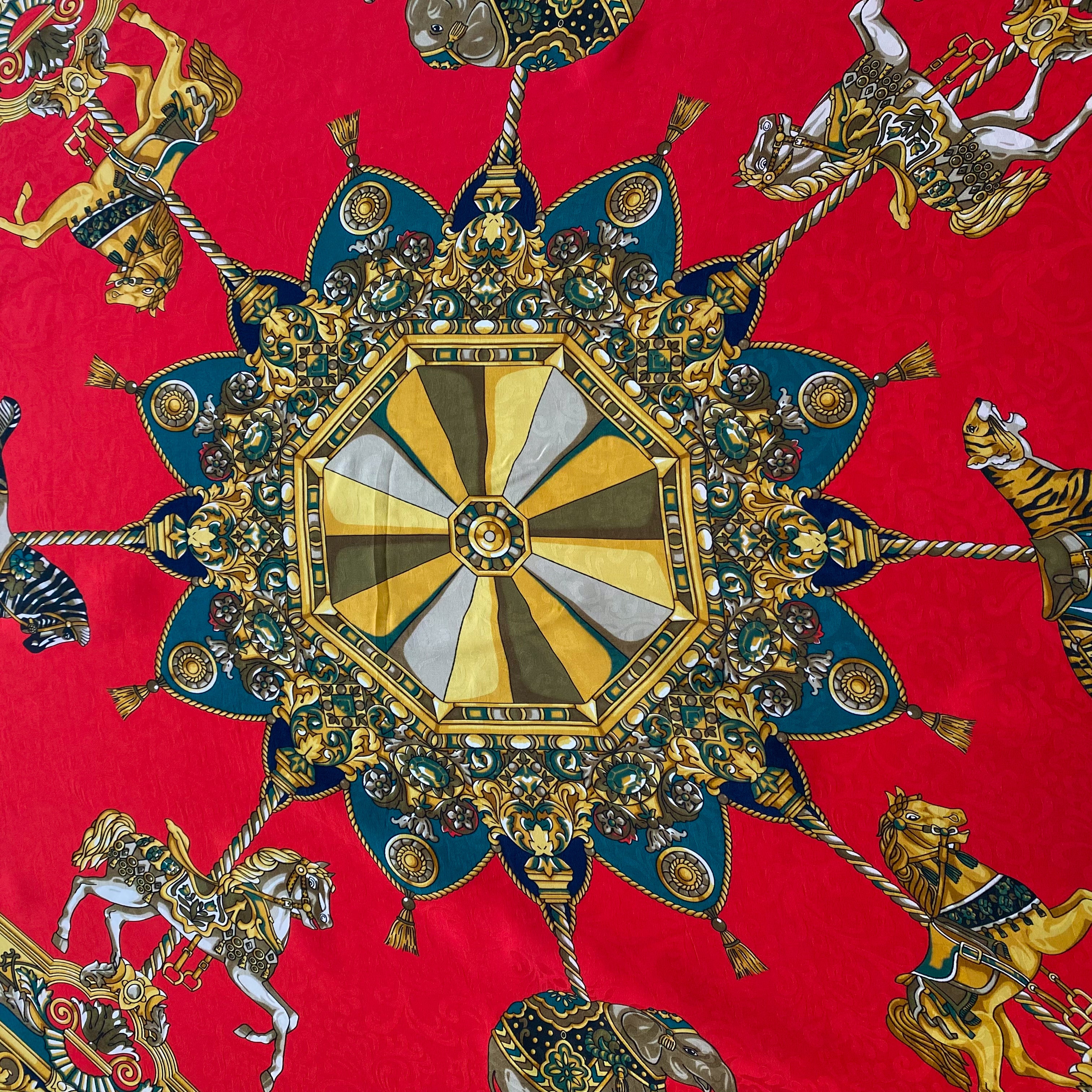 Pierre Cardin Traditional Designer Silk Scarf