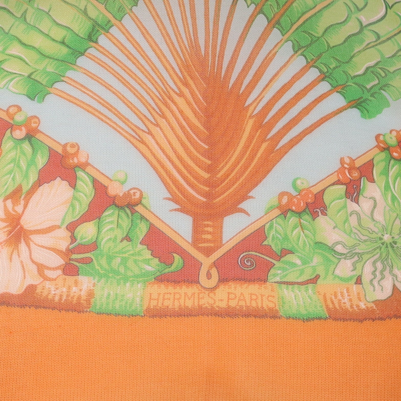 Brand New Hermès Aloha Mousseline Silk Scarf Quite Rare