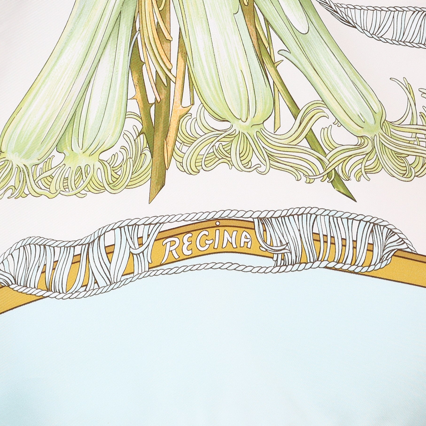 Hermès Regina Silk Scarf