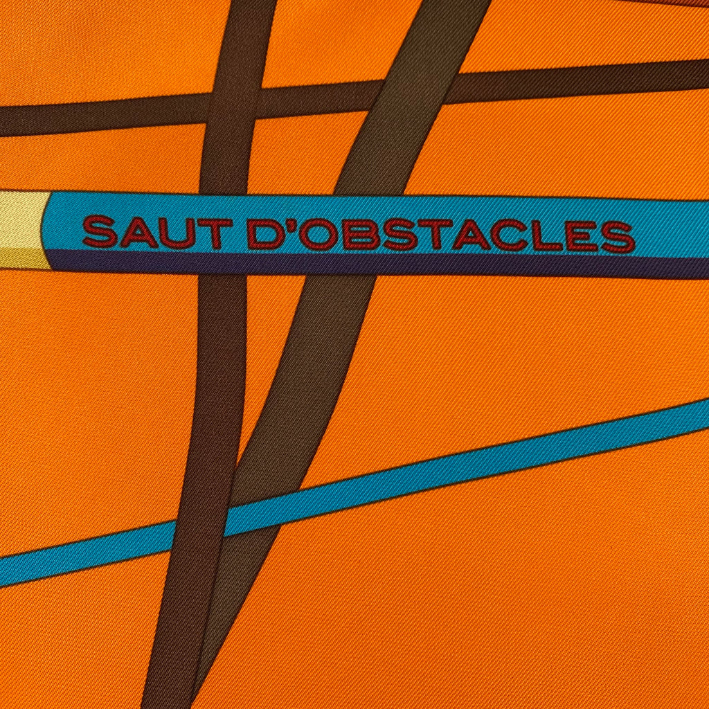 Hermès Saut D’Obstacles Silk Scarf Quite Rare