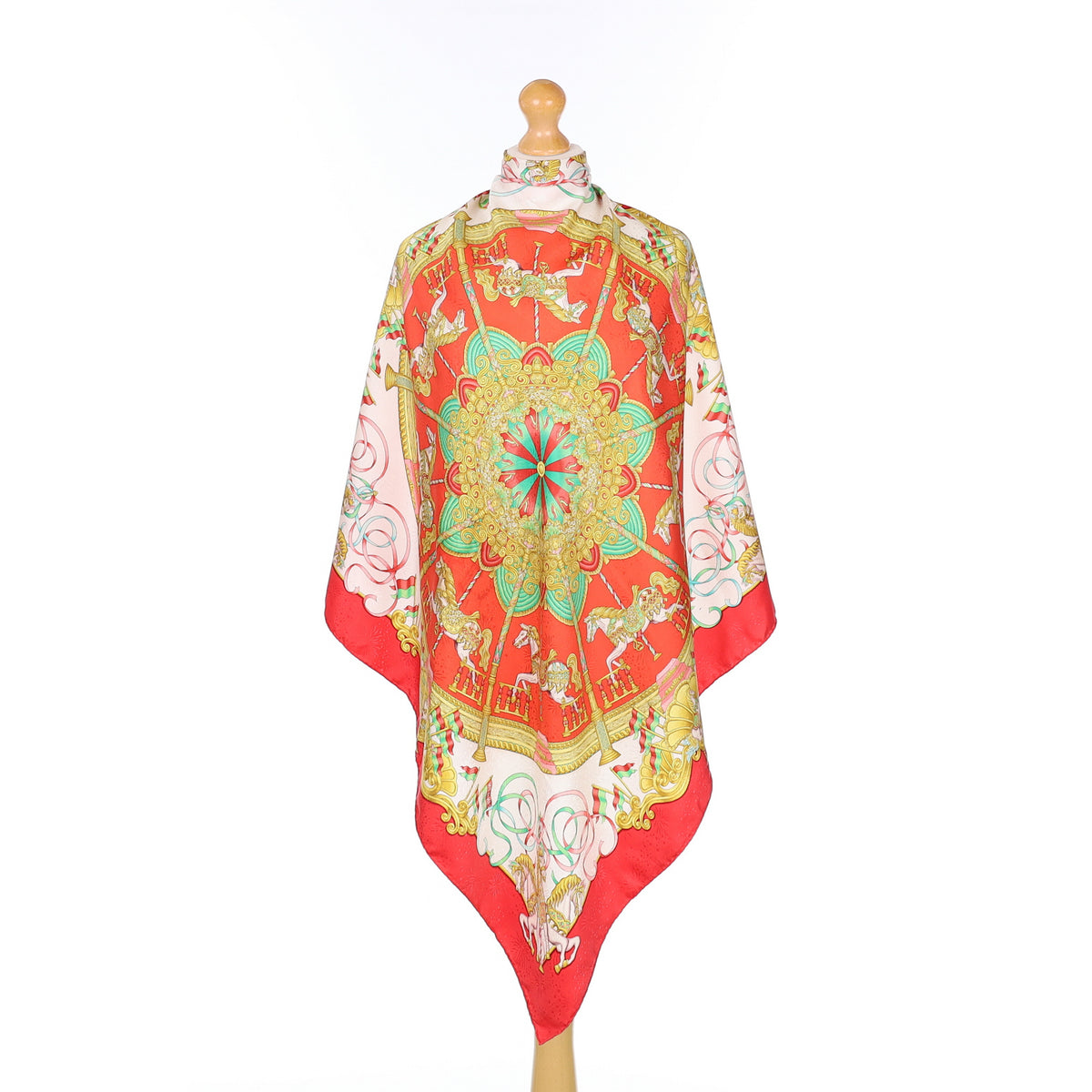 Hermès Luna Park Silk Scarf