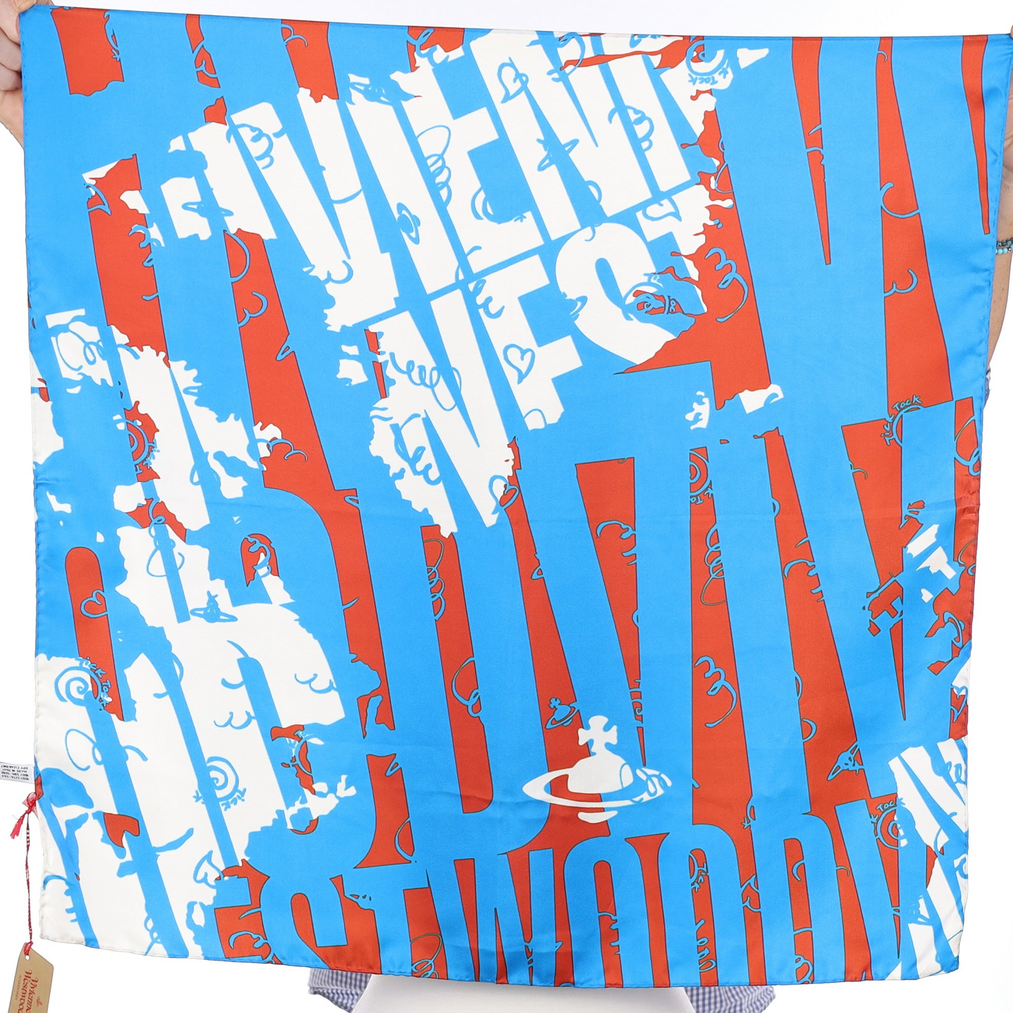 Brand New Boxed Vivienne Westwood Silk Scarf