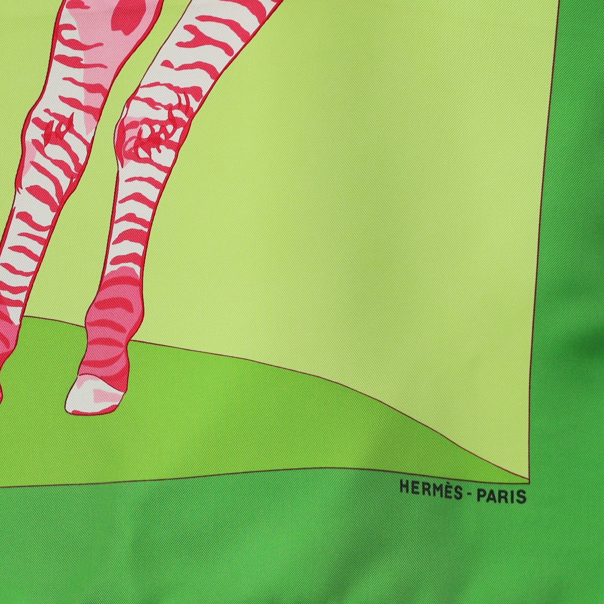 Hermès Les Zèbres Silk Scarf