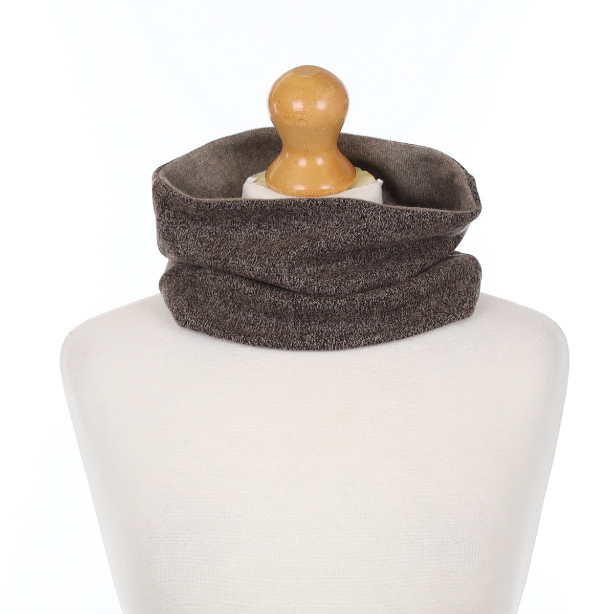 Peppercorn Marl and Mocha Neck Warmer