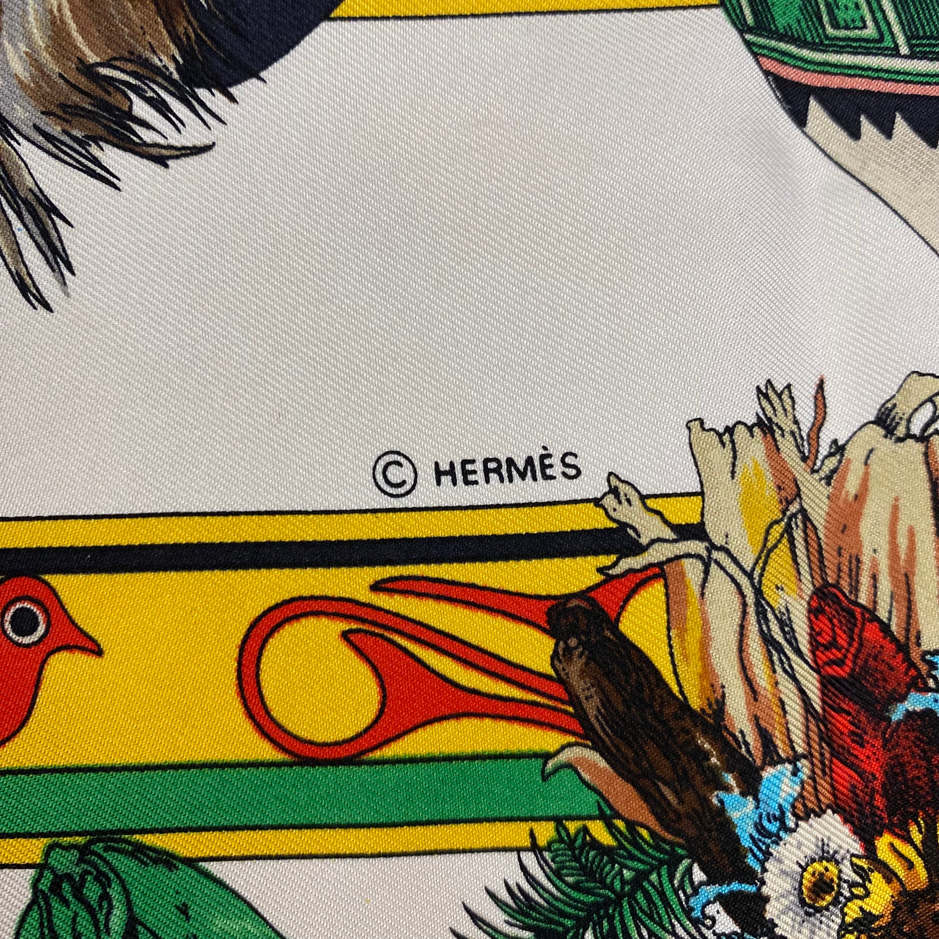 Hermès Kachinas Silk Scarf Rare
