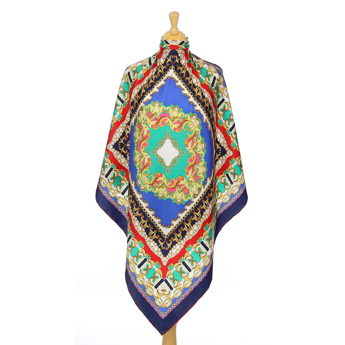 Cordings Traditional Multicoloured Silk Scarf