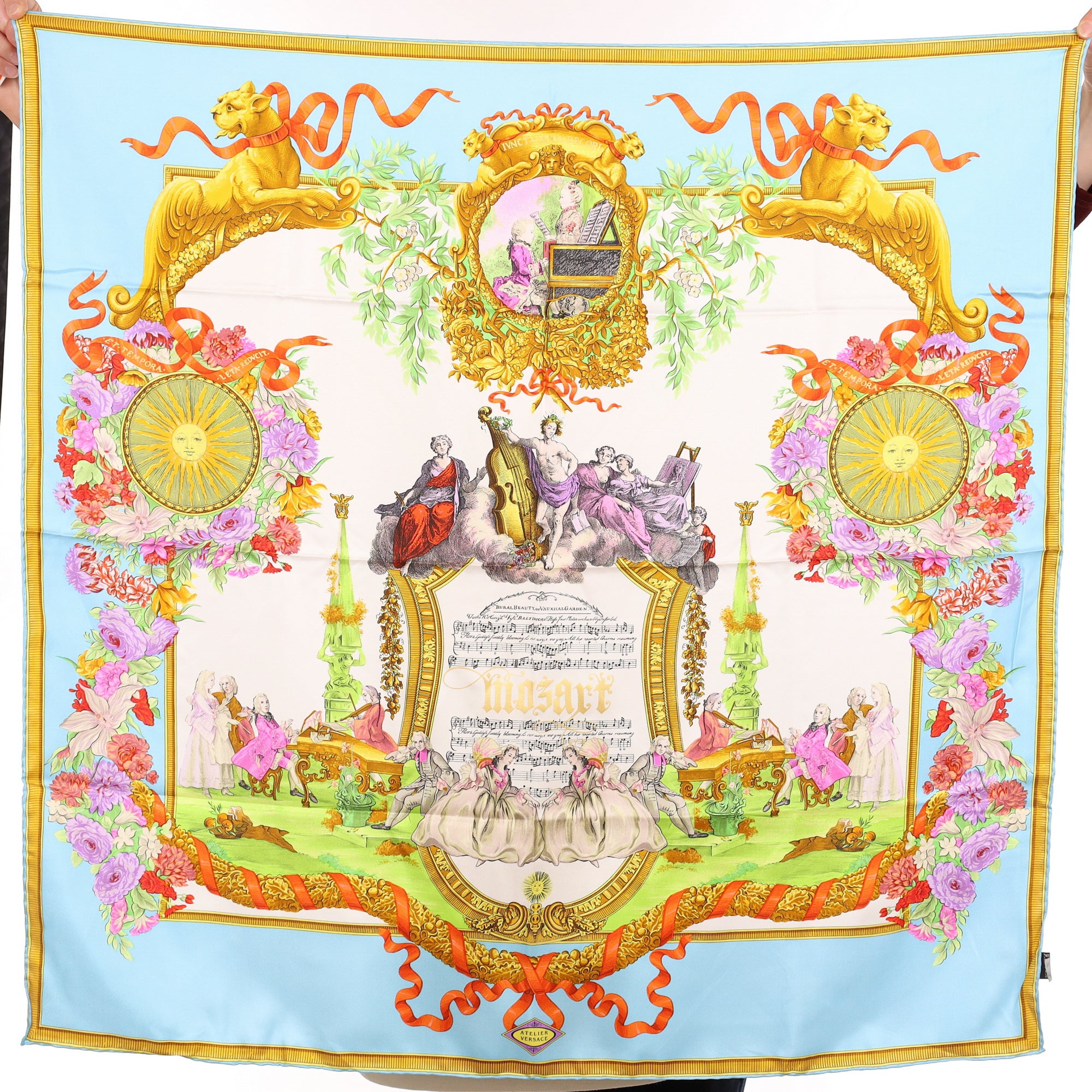 Brand New Boxed Gianni Versace Silk Scarf