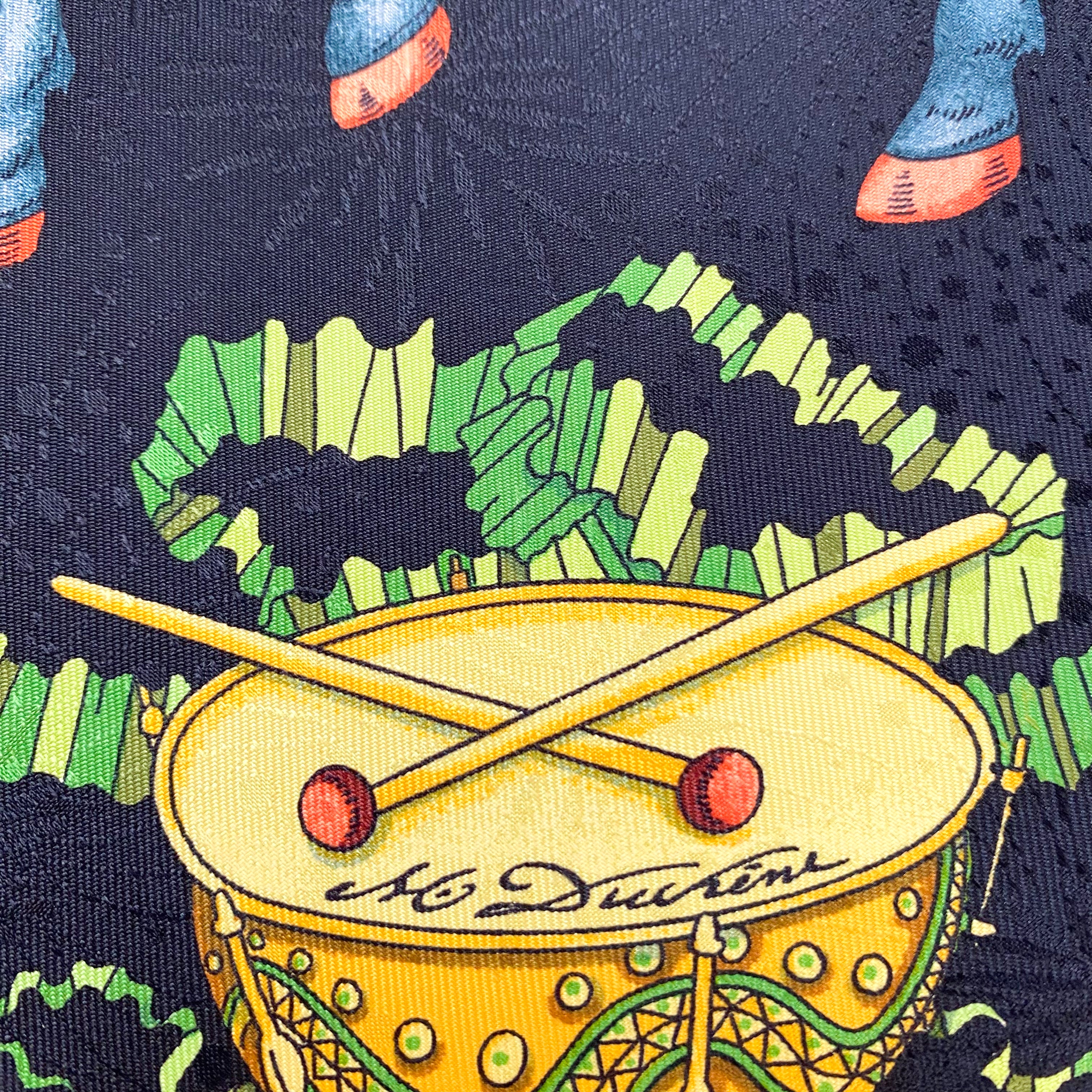 Boxed Hermés Fetes du Roi Soleil Silk Scarf