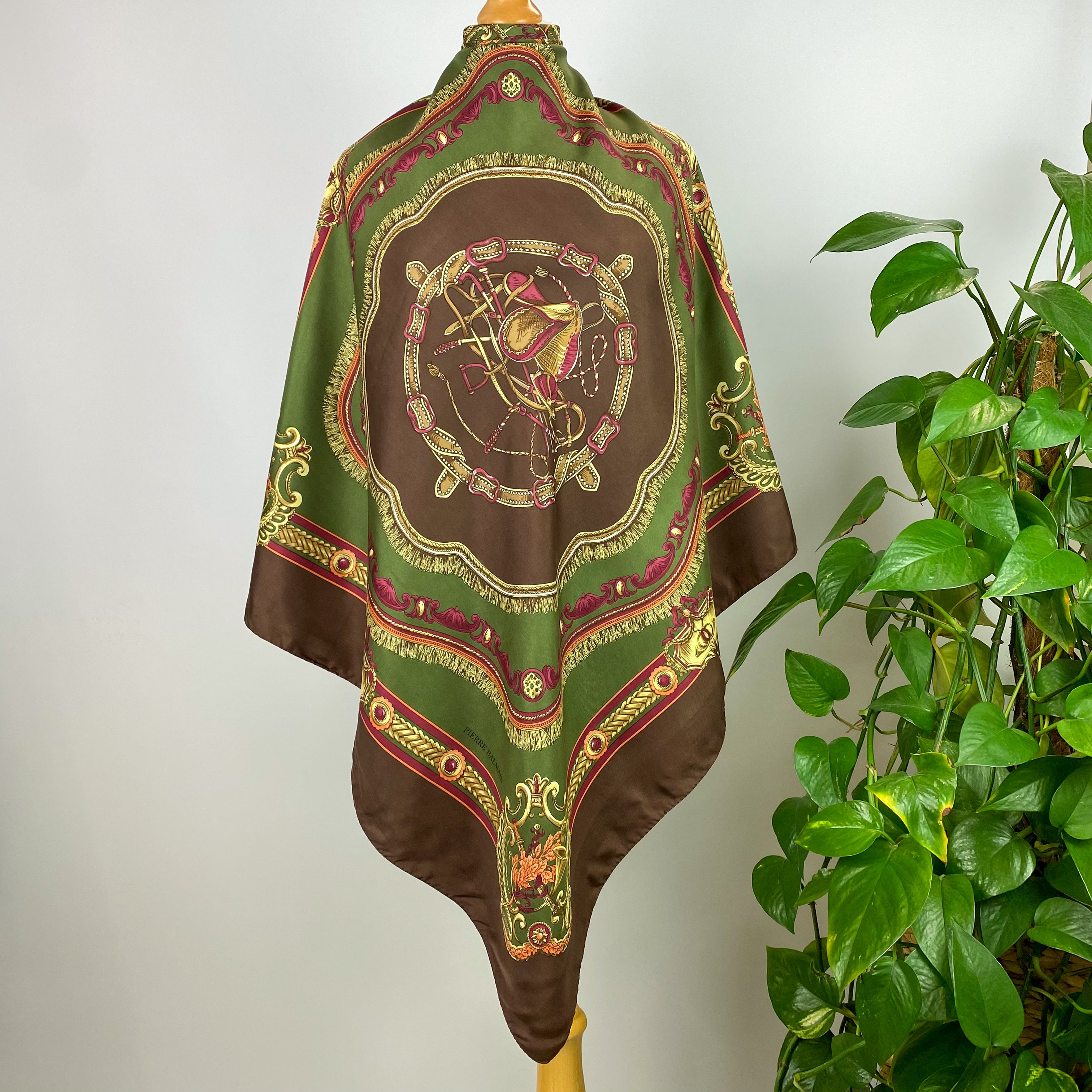 Pierre Balmain Traditional Silk Scarf