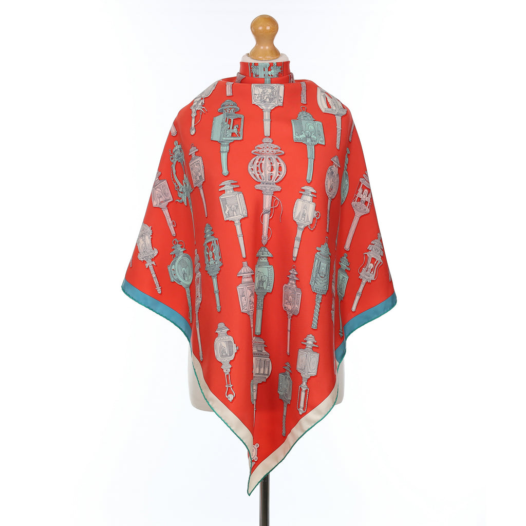 Hermès Merveilleuses Lanternes Silk Scarf