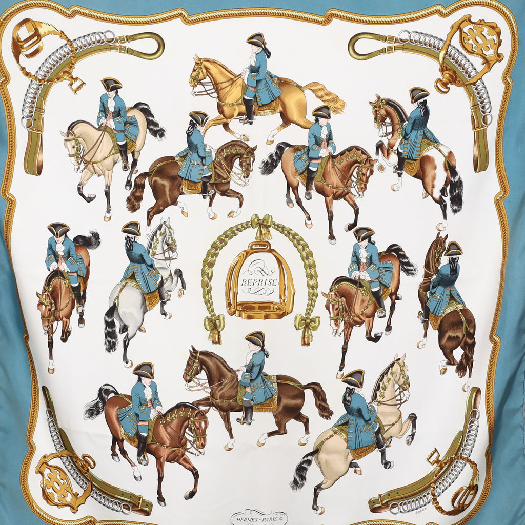 Hermès Reprise Vintage Silk Scarf