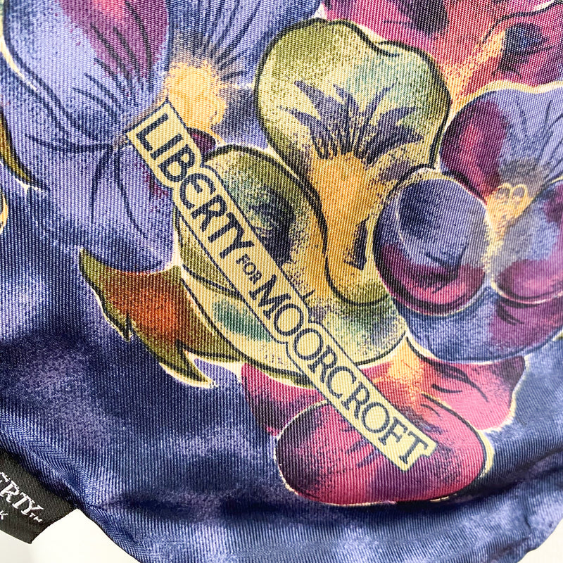 Liberty Floral Design Vintage Silk Scarf
