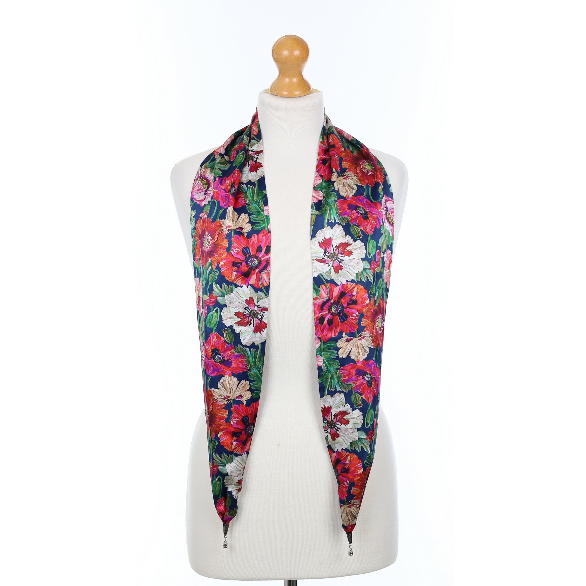 Brand New Boxed Ladycrow Silk Scarf