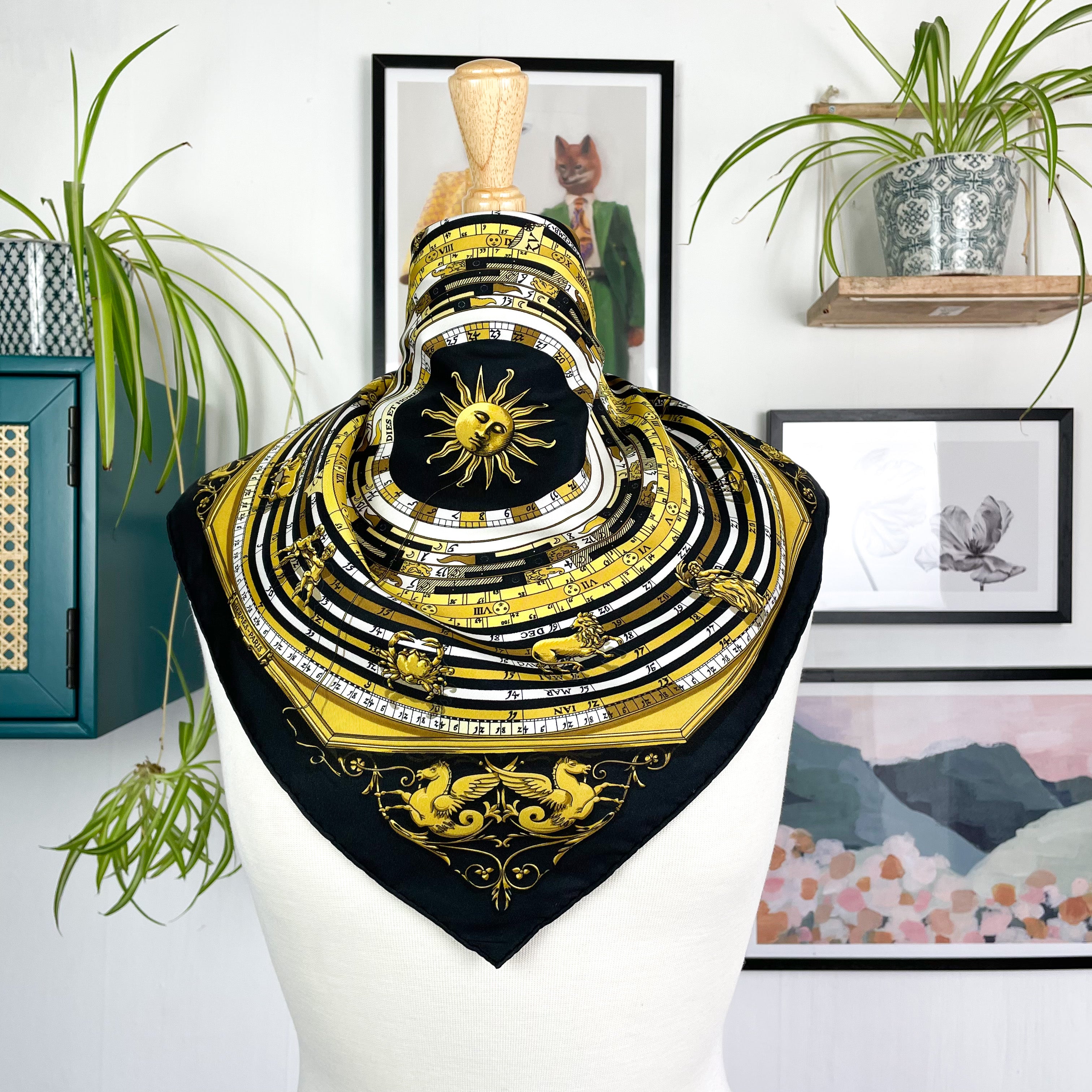 Hermes Carre Astrologie 45 cm Silk Scarf