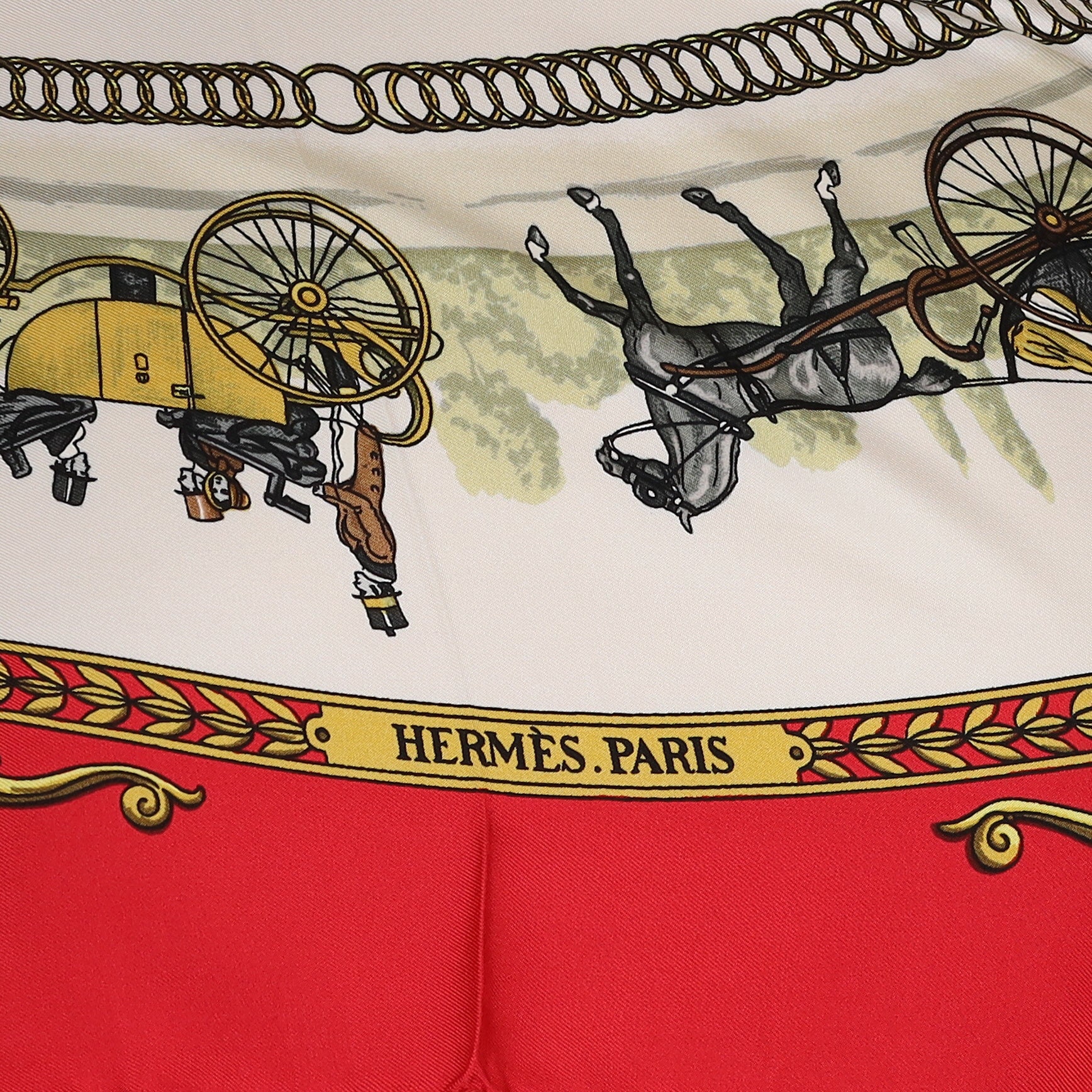 Hermès La Promenade De Longchamps Silk Scarf