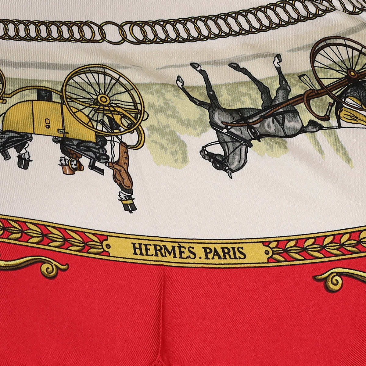 Hermès La Promenade De Longchamps Silk Scarf