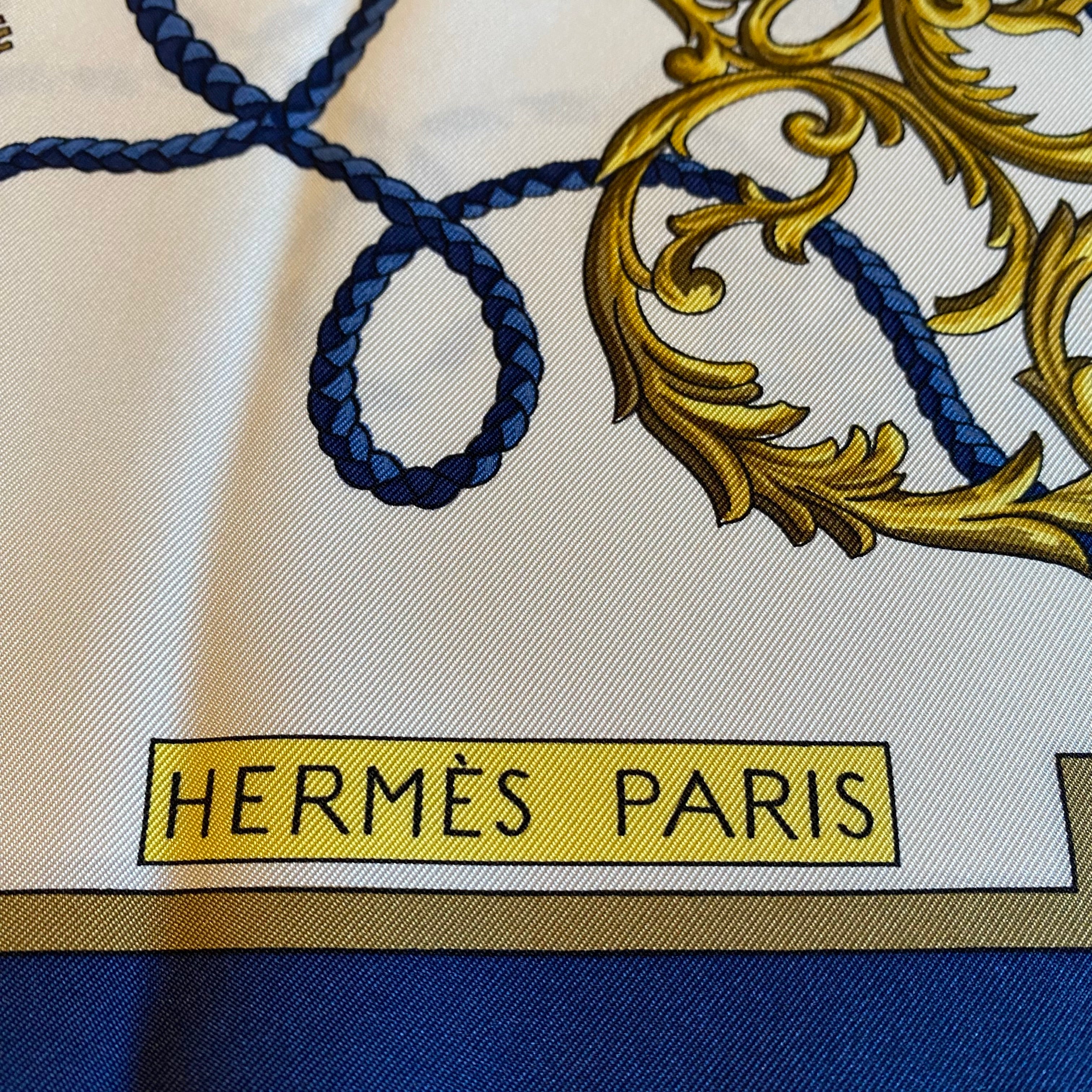 Hermès Les Clefs Silk Scarf