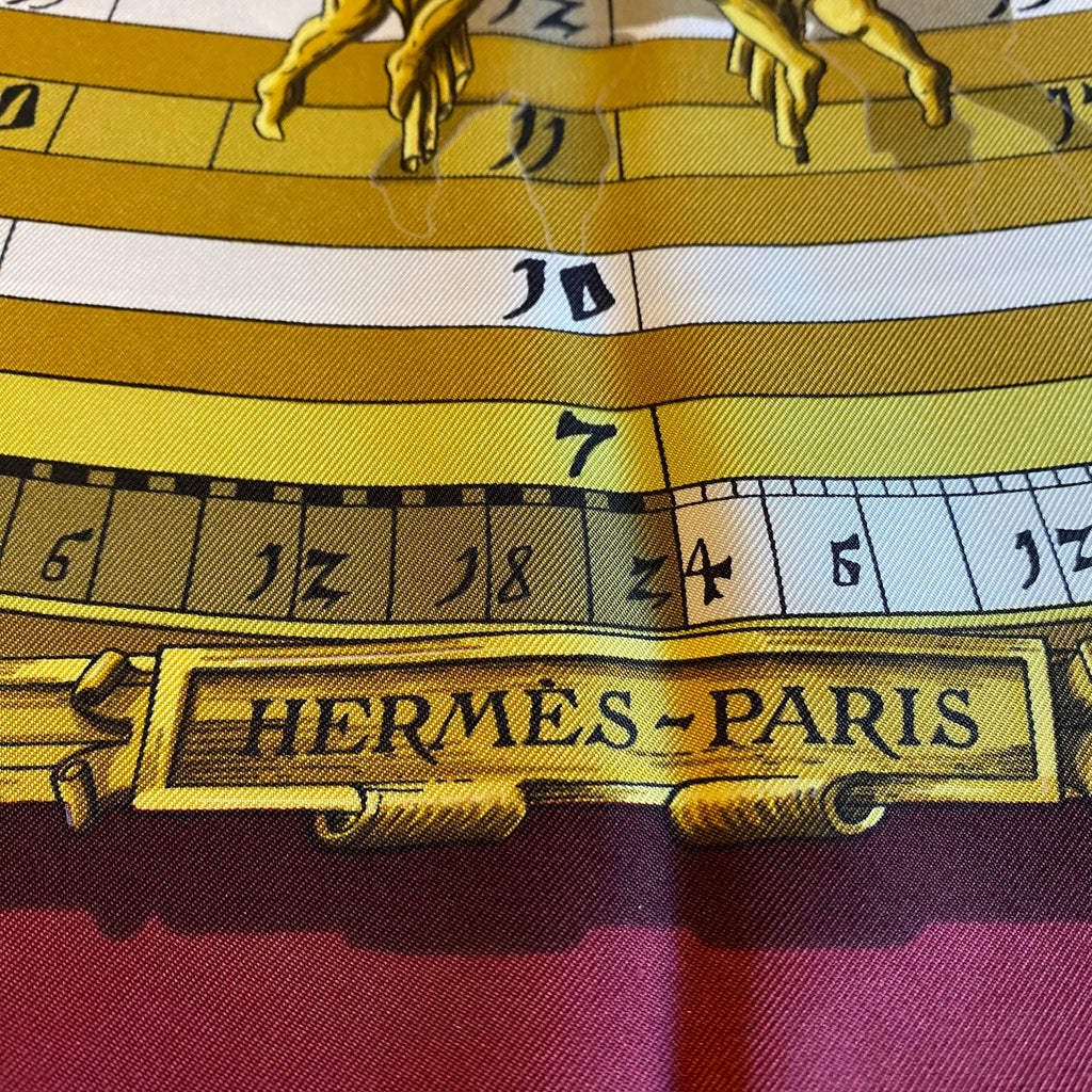 Hermès Dies et Hore Atrologie Silk Scarf