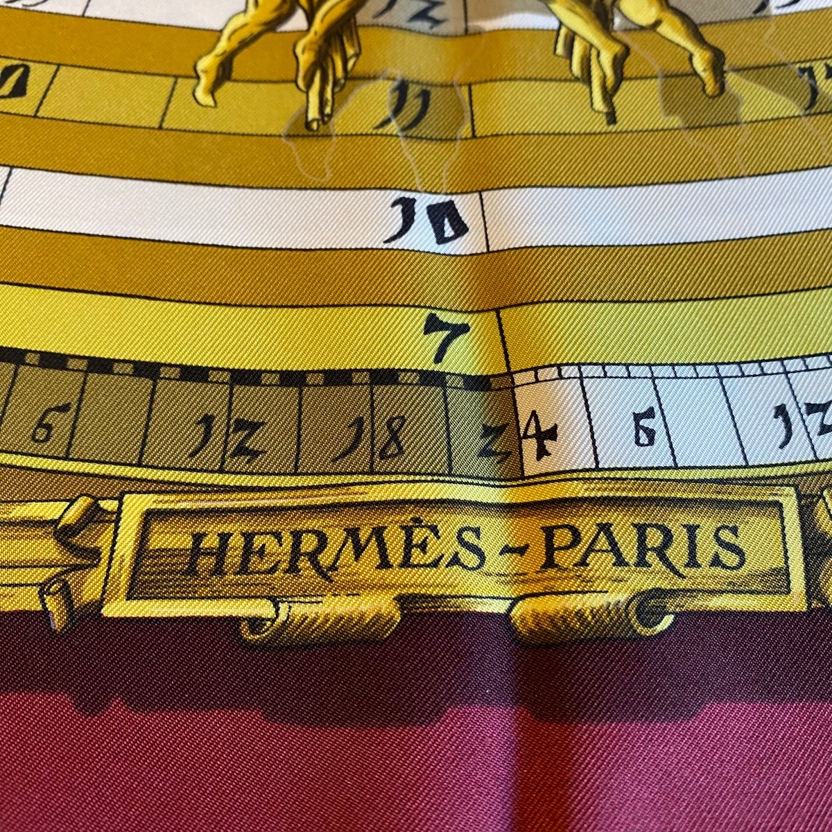 Hermès Dies et Hore Atrologie Silk Scarf