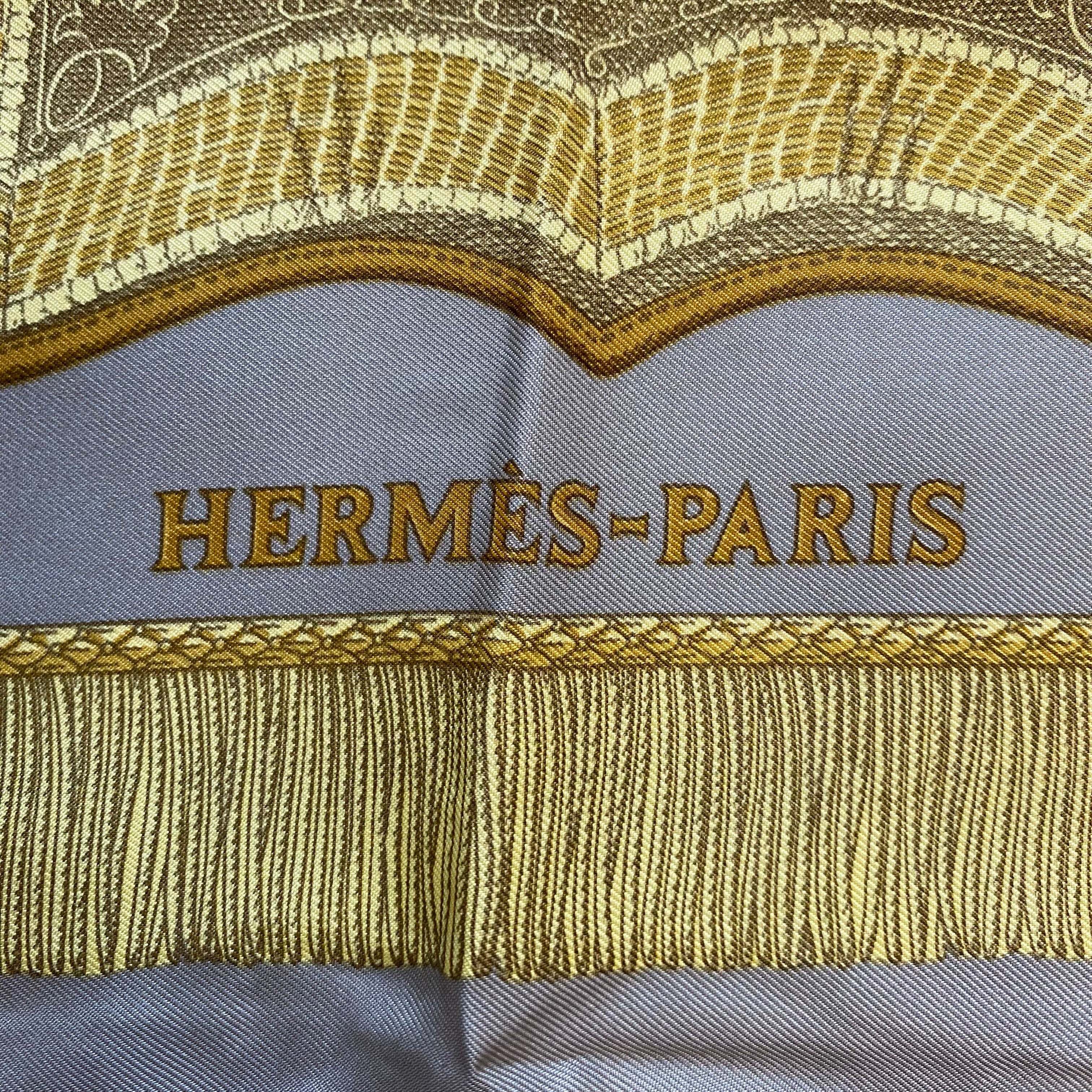 Hermès Poste Et Cavalerie Silk Scarf