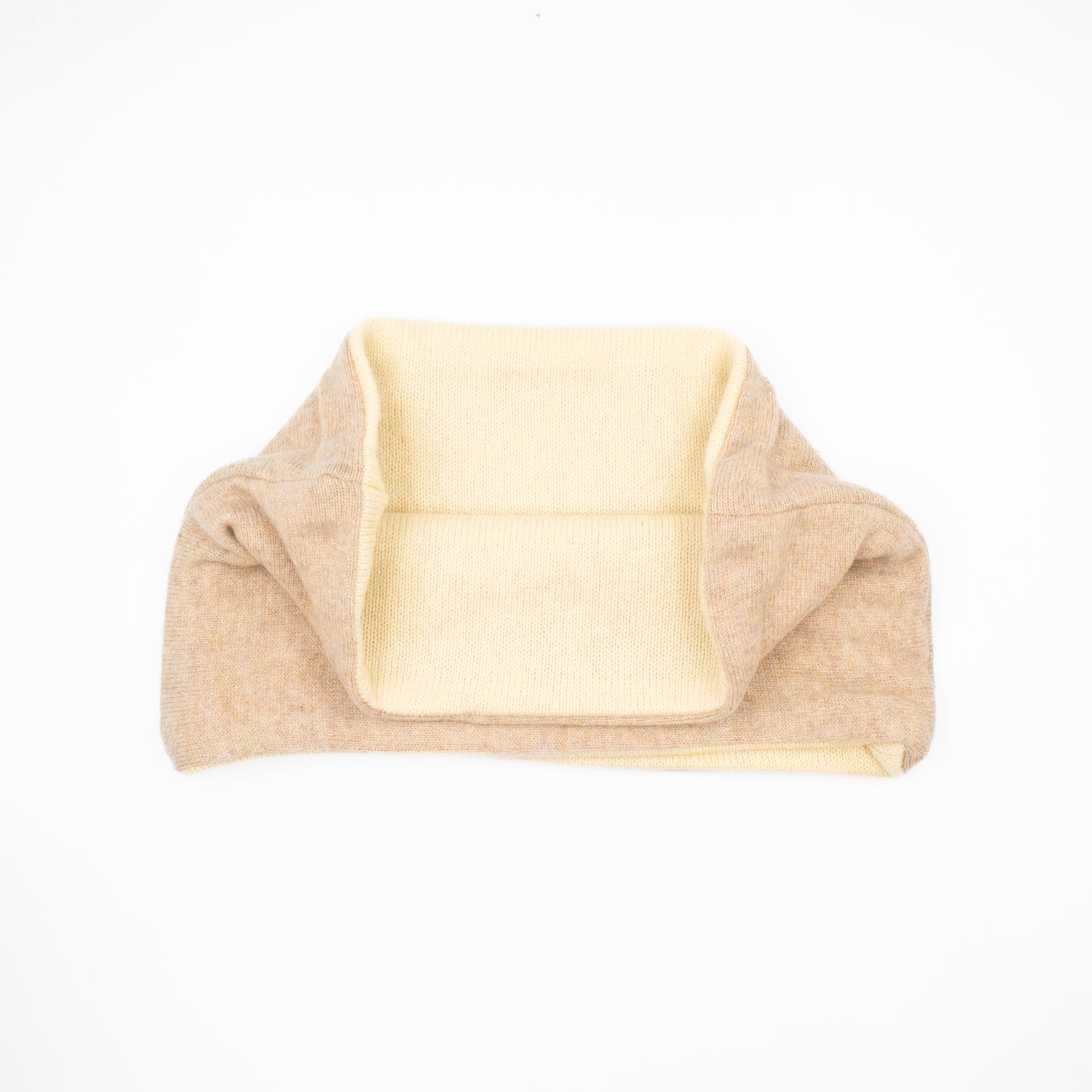 Pale Biscuit and Lemon Neck Warmer