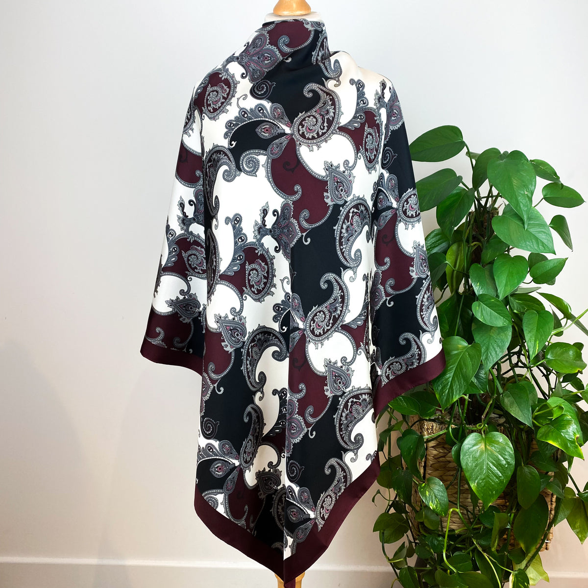 Ann Taylor Paisley Silk Scarf