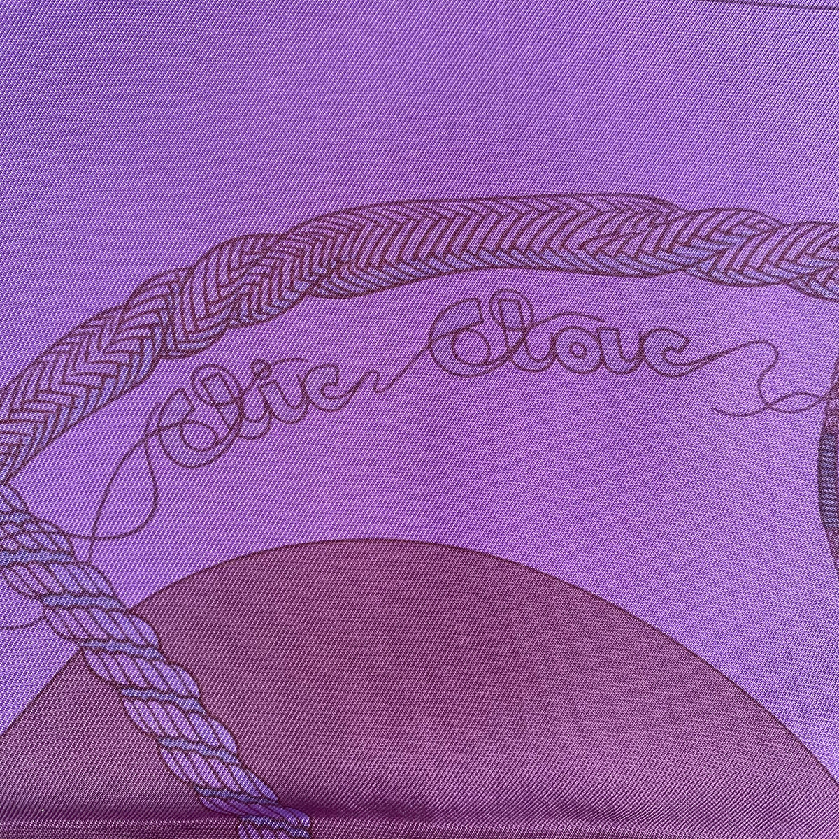 Immaculate Boxed Hermès Clic Clouc Silk Scarf