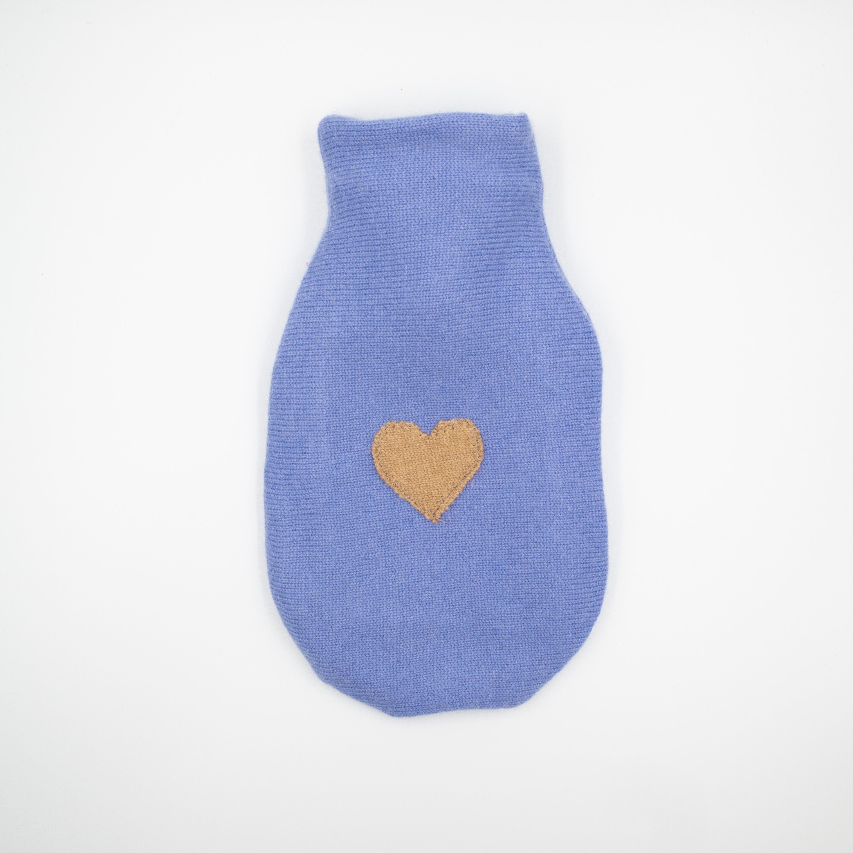 Periwinkle Blue Cashmere Small Hot Water Bottle