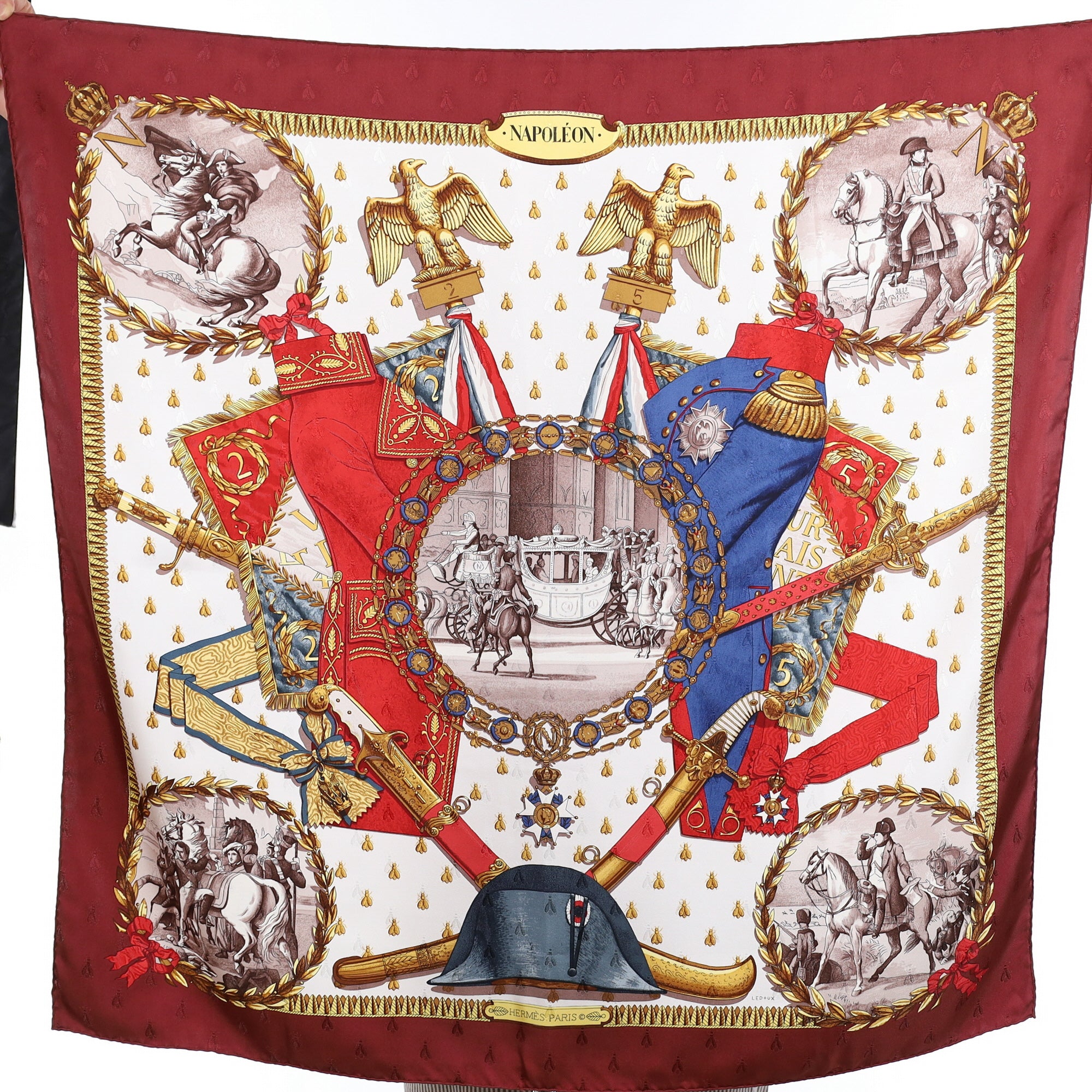Hermès Napoléon Silk Scarf