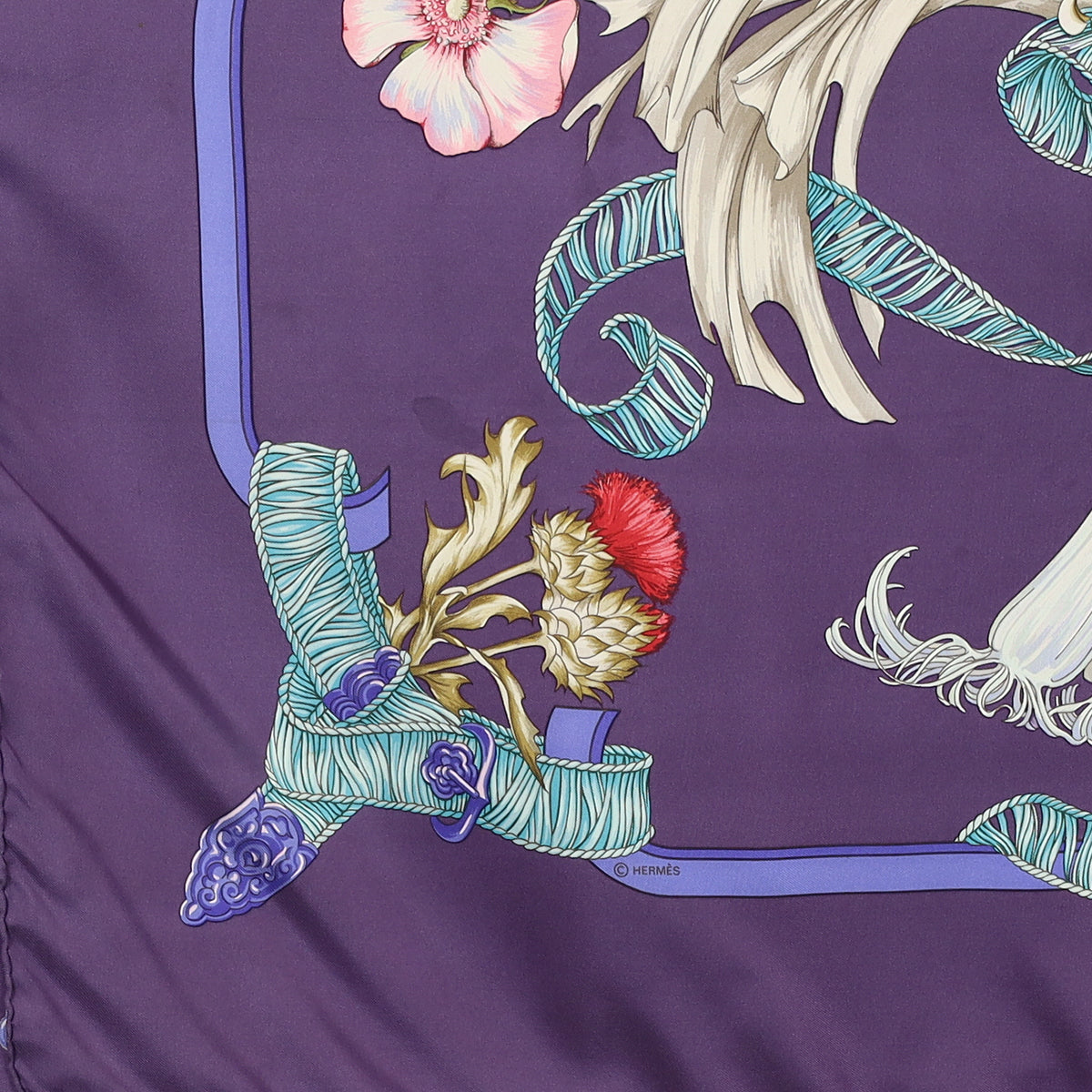Hermès Regina Silk Scarf