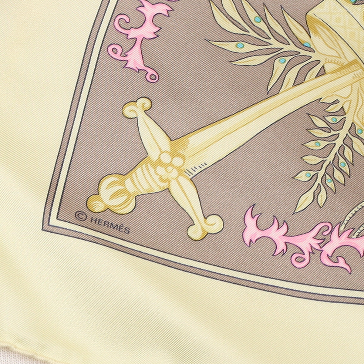 Hermès Le Tarot Vintage Silk Scarf