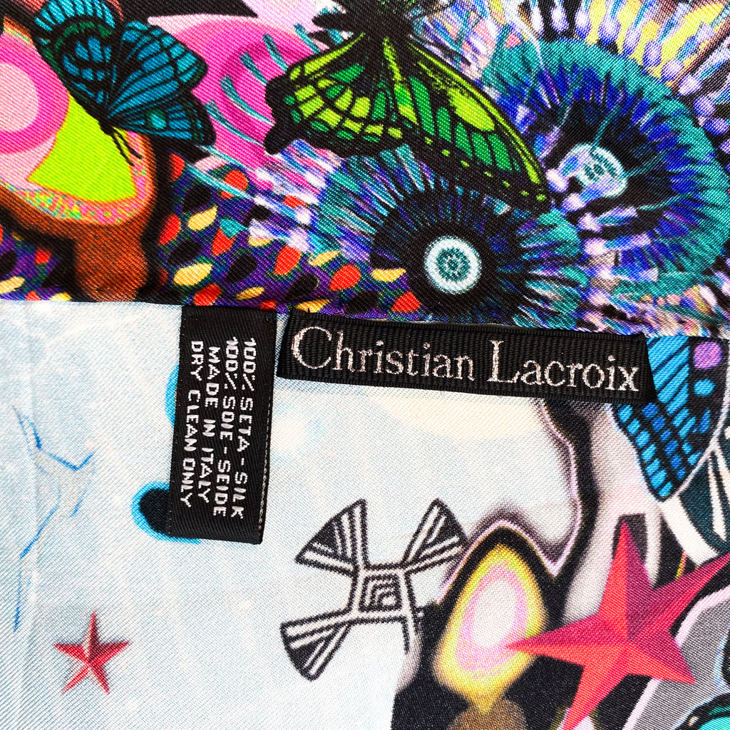 Christian Lacroix Designer Silk Scarf