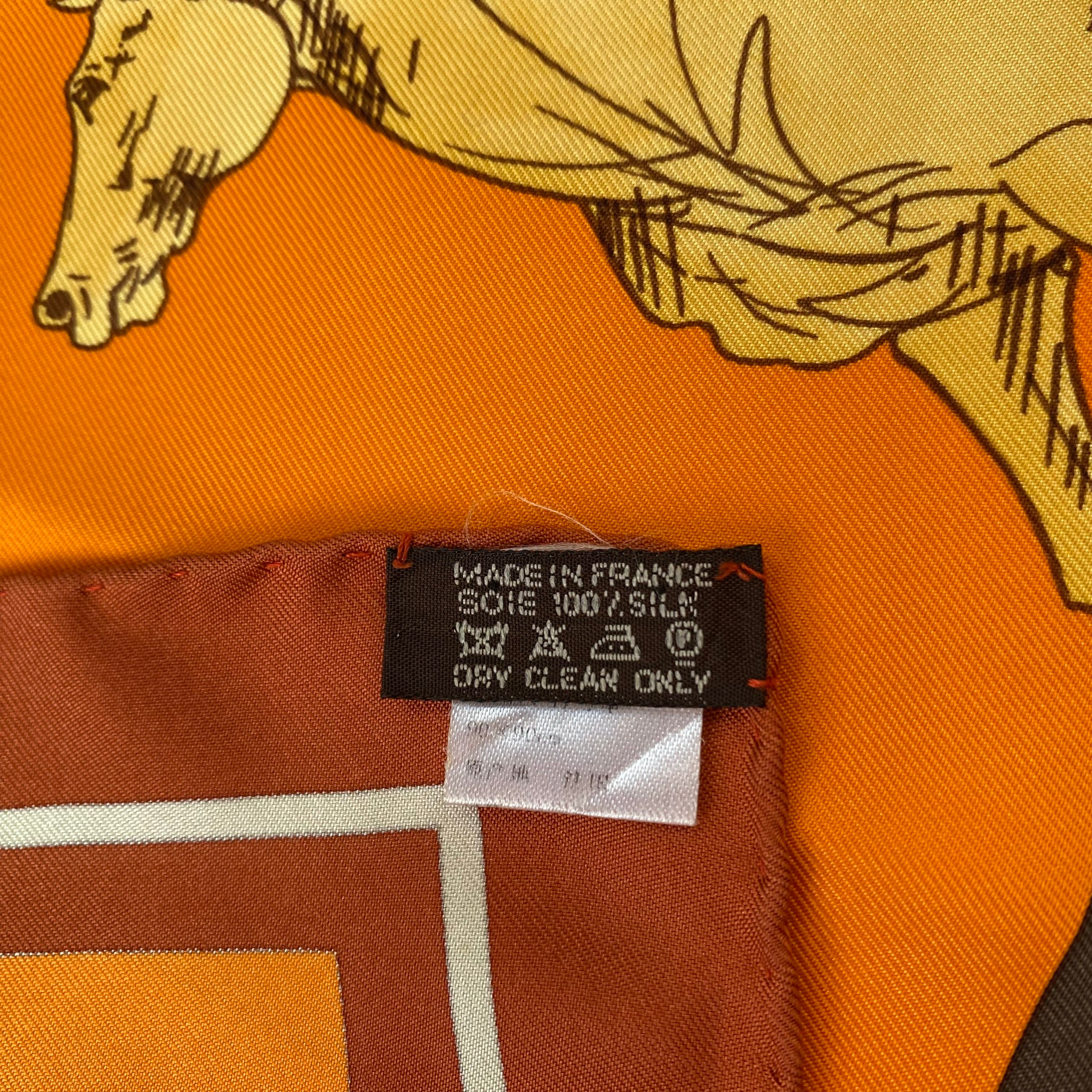 Hermès Saut D’Obstacles Silk Scarf Quite Rare