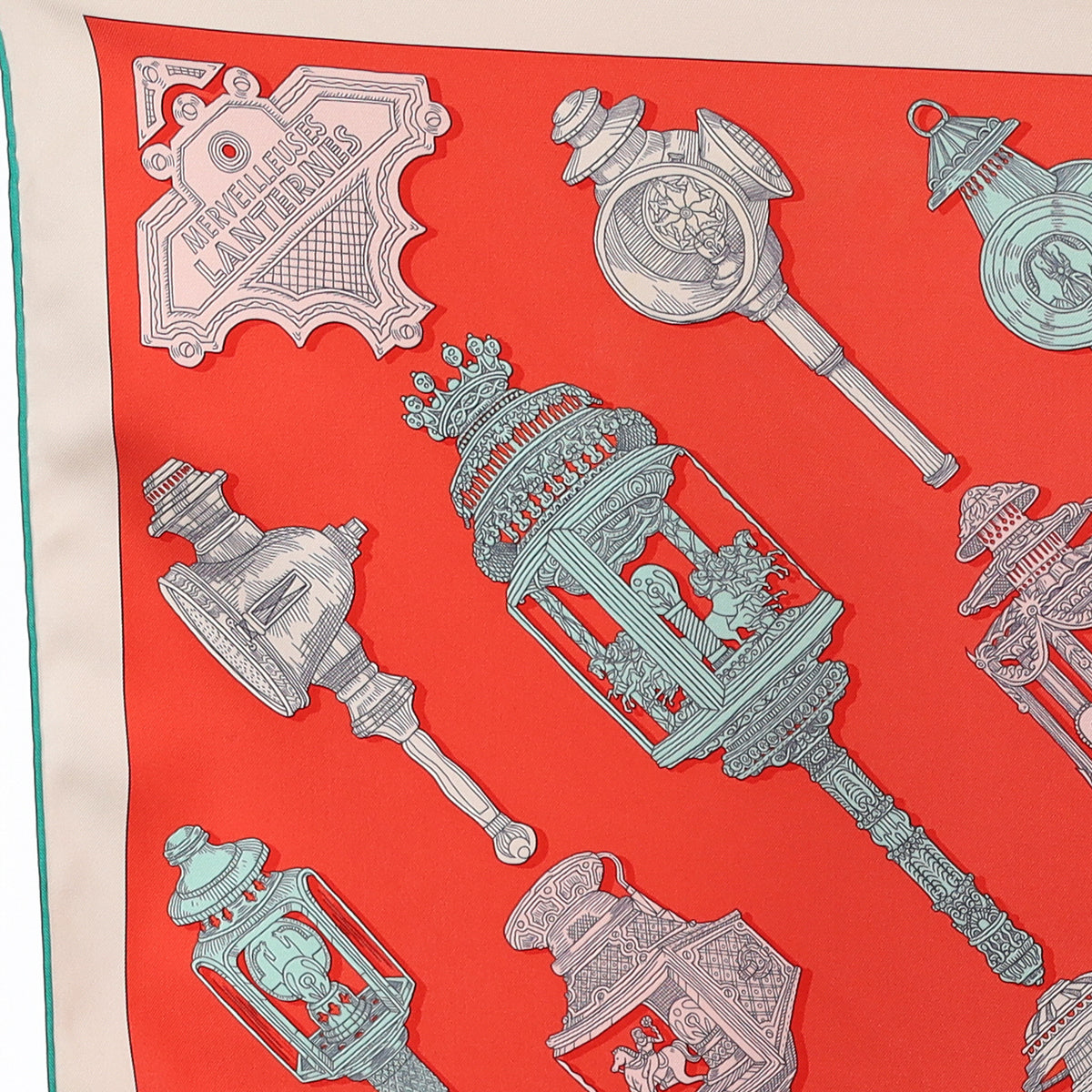 Hermès Merveilleuses Lanternes Silk Scarf