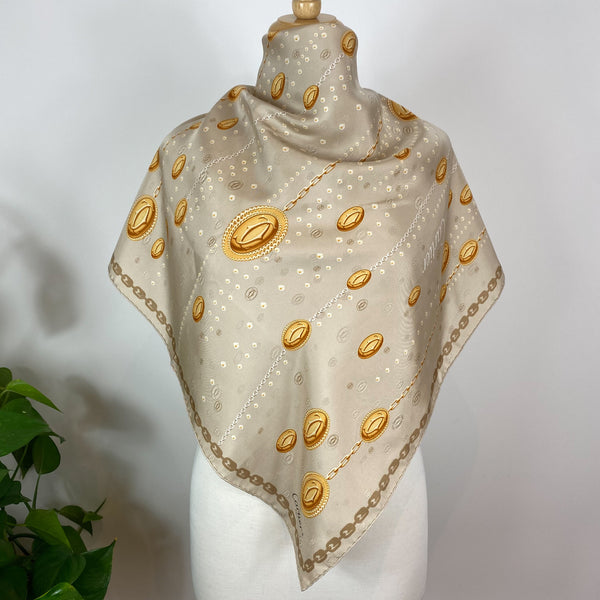 Cartier Immaculate Designer Silk Scarf