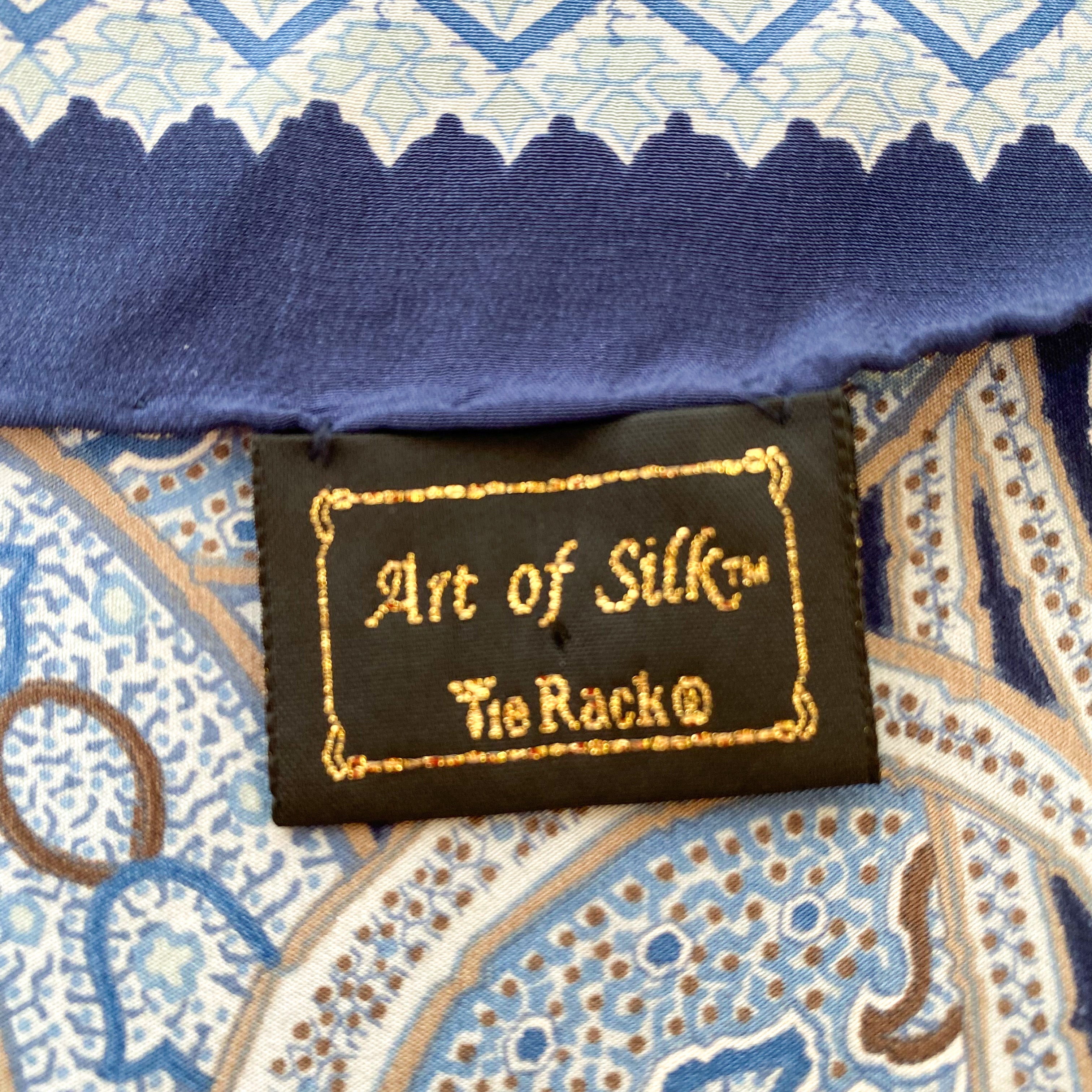 Italian Paisley Vintage Silk Scarf
