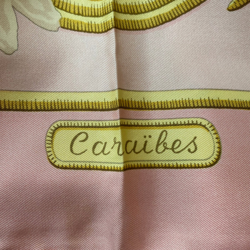 Hermès Caraibes Silk Scarf