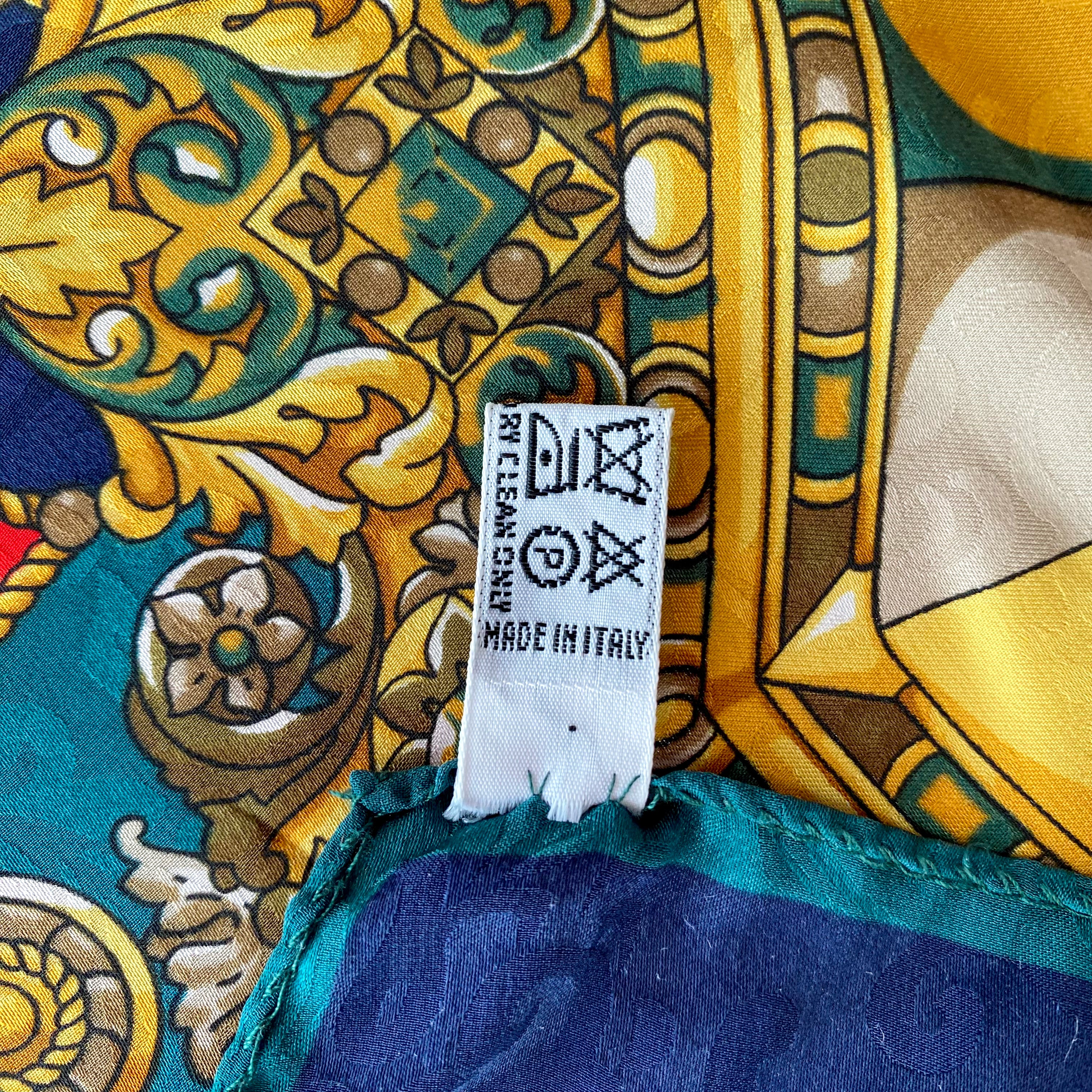 Pierre Cardin Traditional Designer Silk Scarf