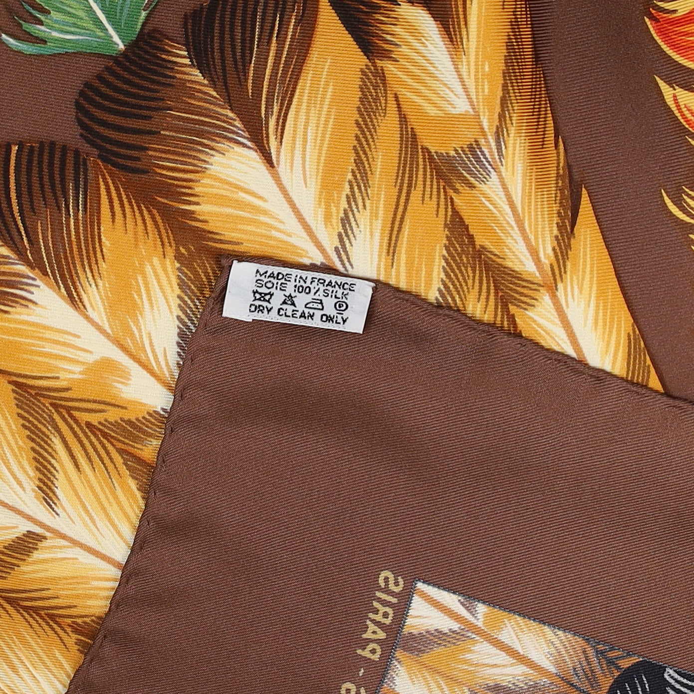 Brand New Boxed Hermès Brazil Silk Scarf