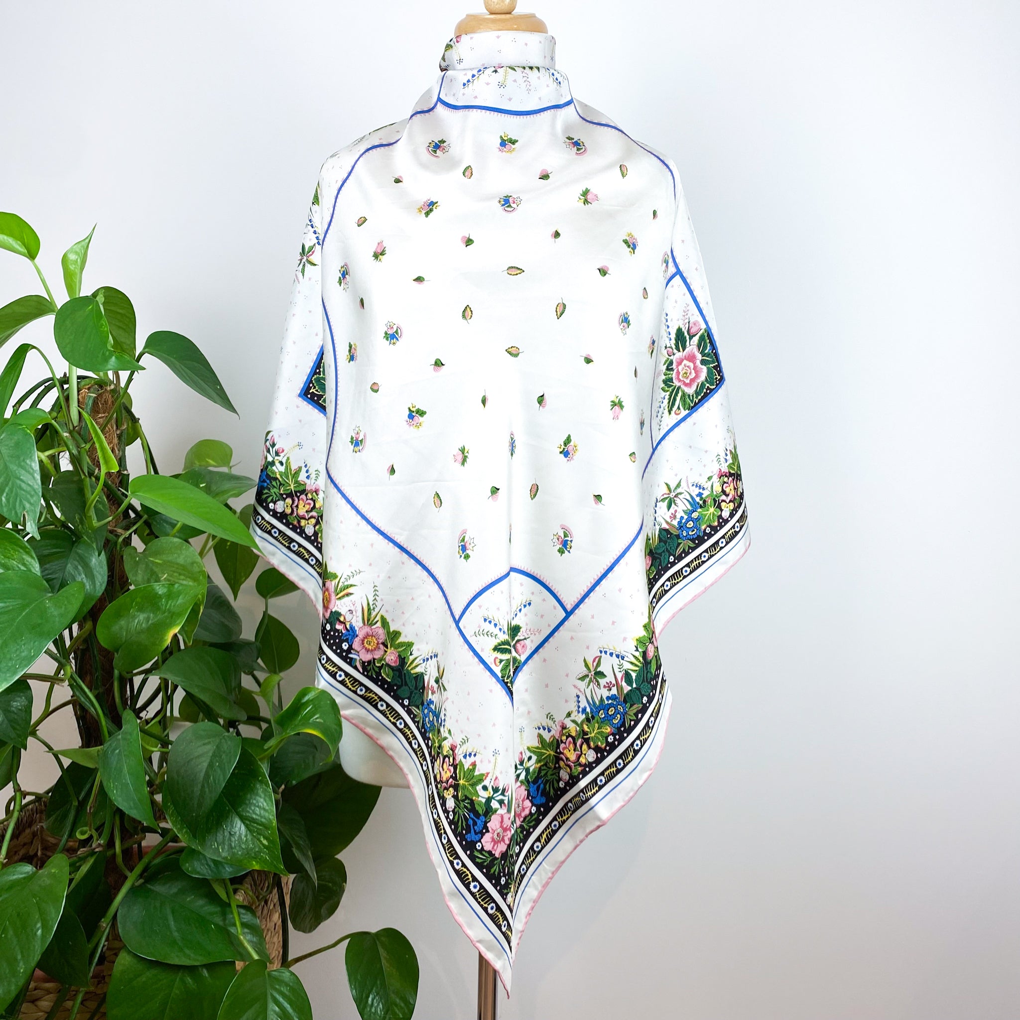 Beckford Floral Silk Scarf