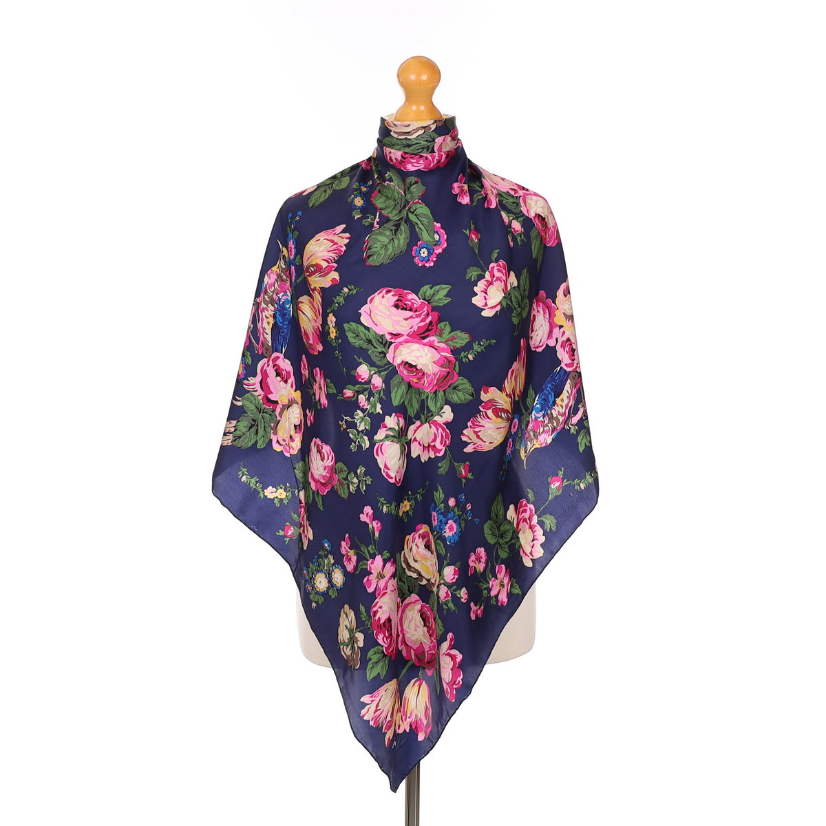 Joules Floral Silk Scarf