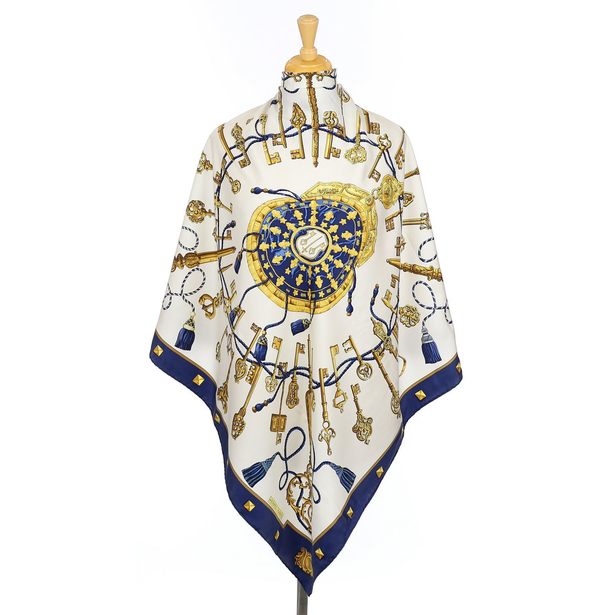 Hermès Les Clefs Silk Scarf