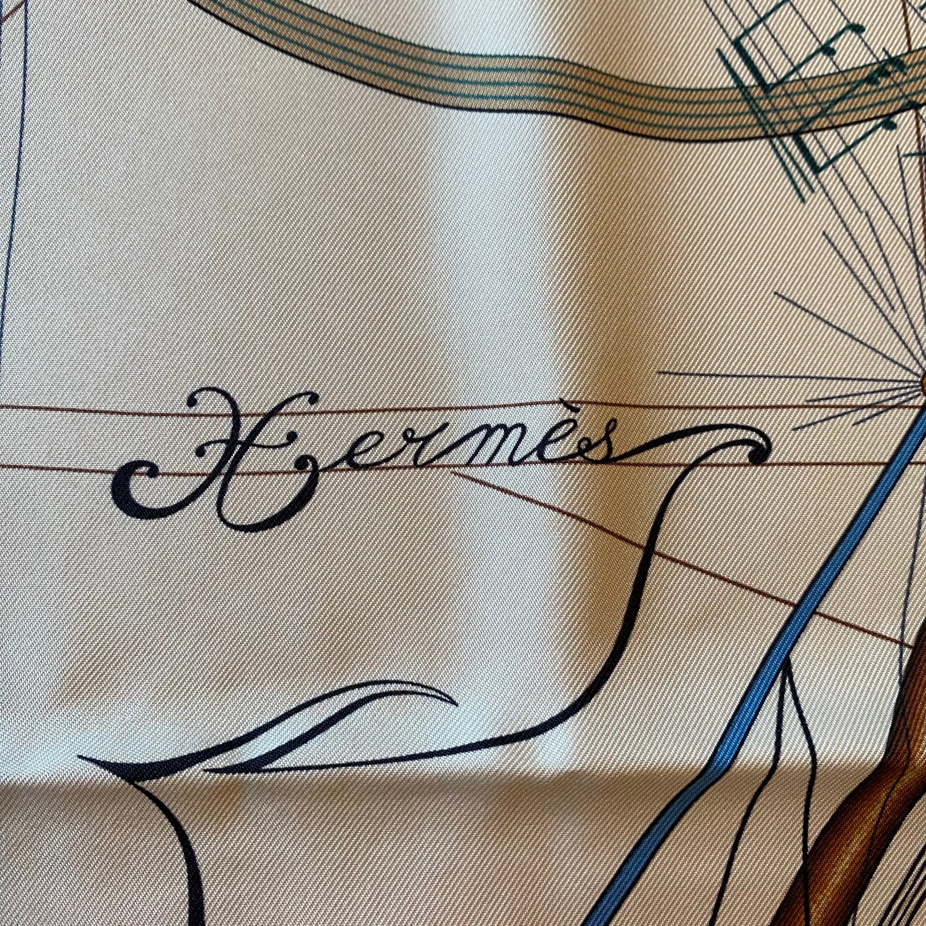 Hermès La Musique des Sphères Silk Scarf