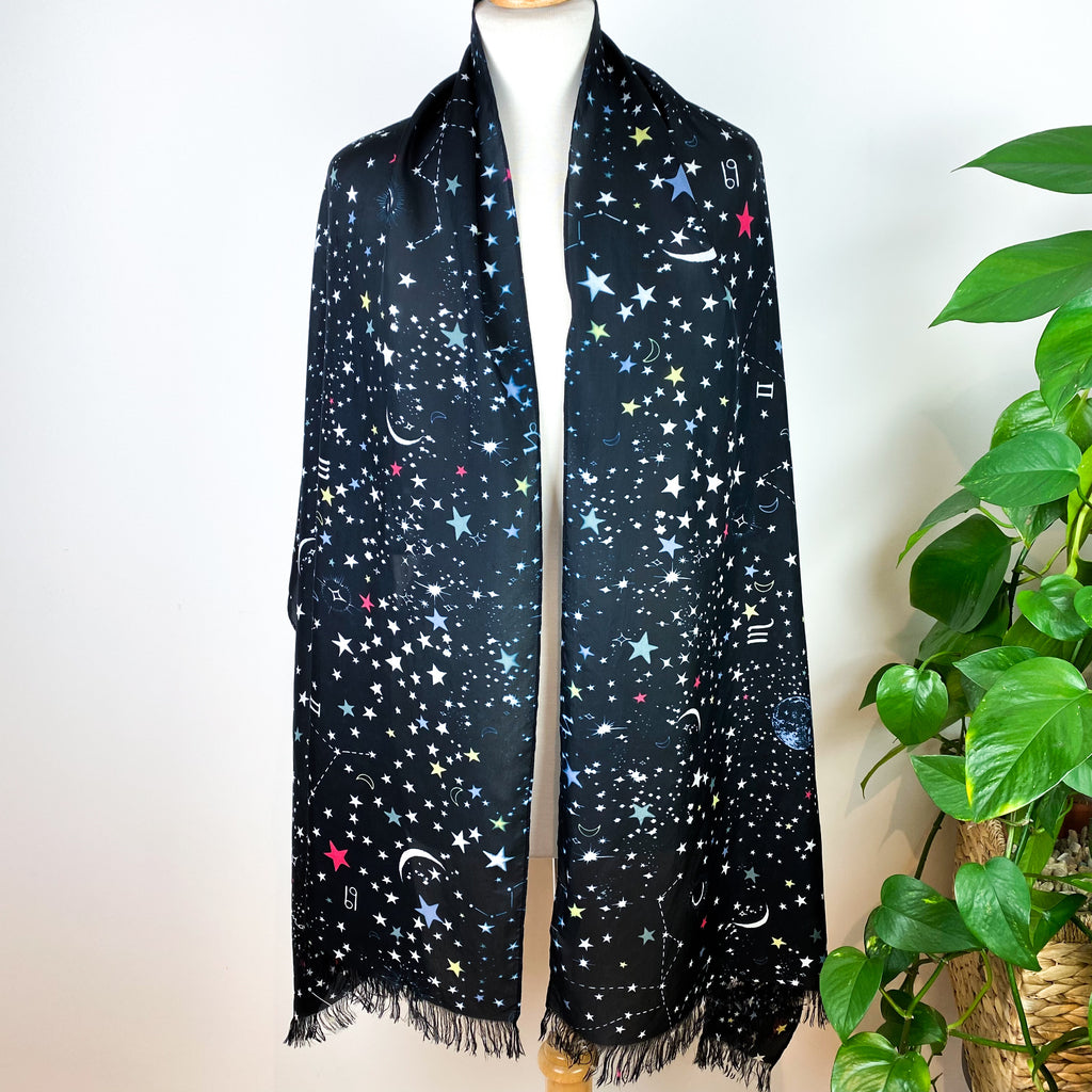 Lily And Lionel Star Silk Scarf