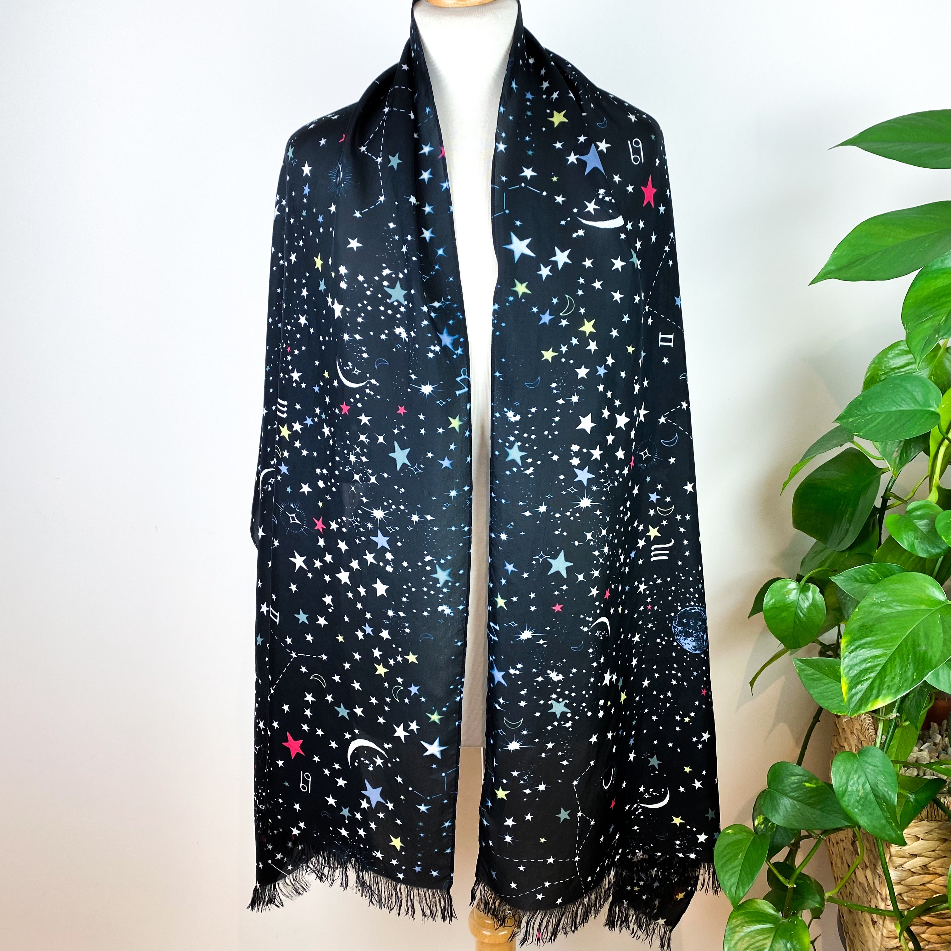 Lily And Lionel Star Silk Scarf