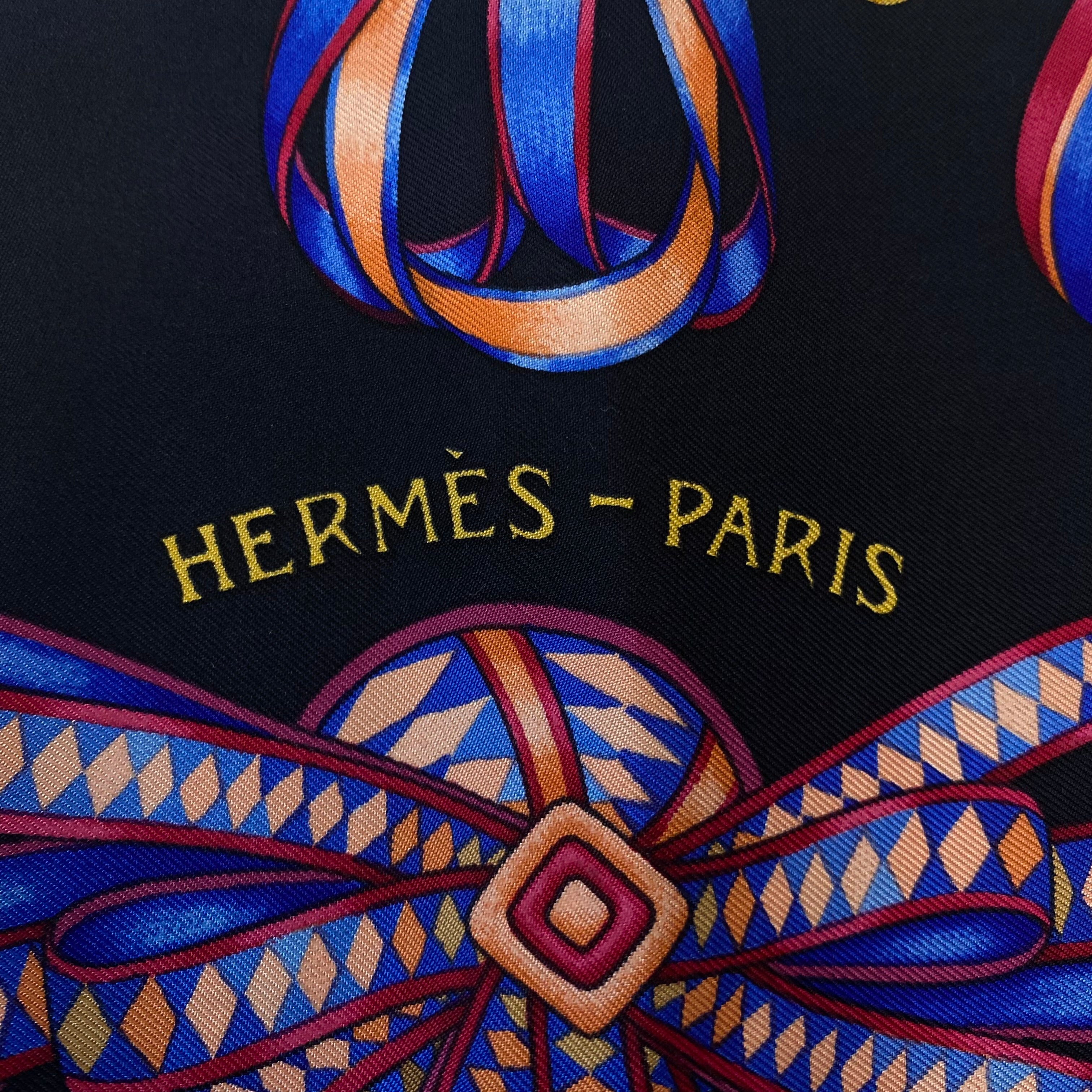 Hermès Les Rubans Du Cheval Silk Scarf
