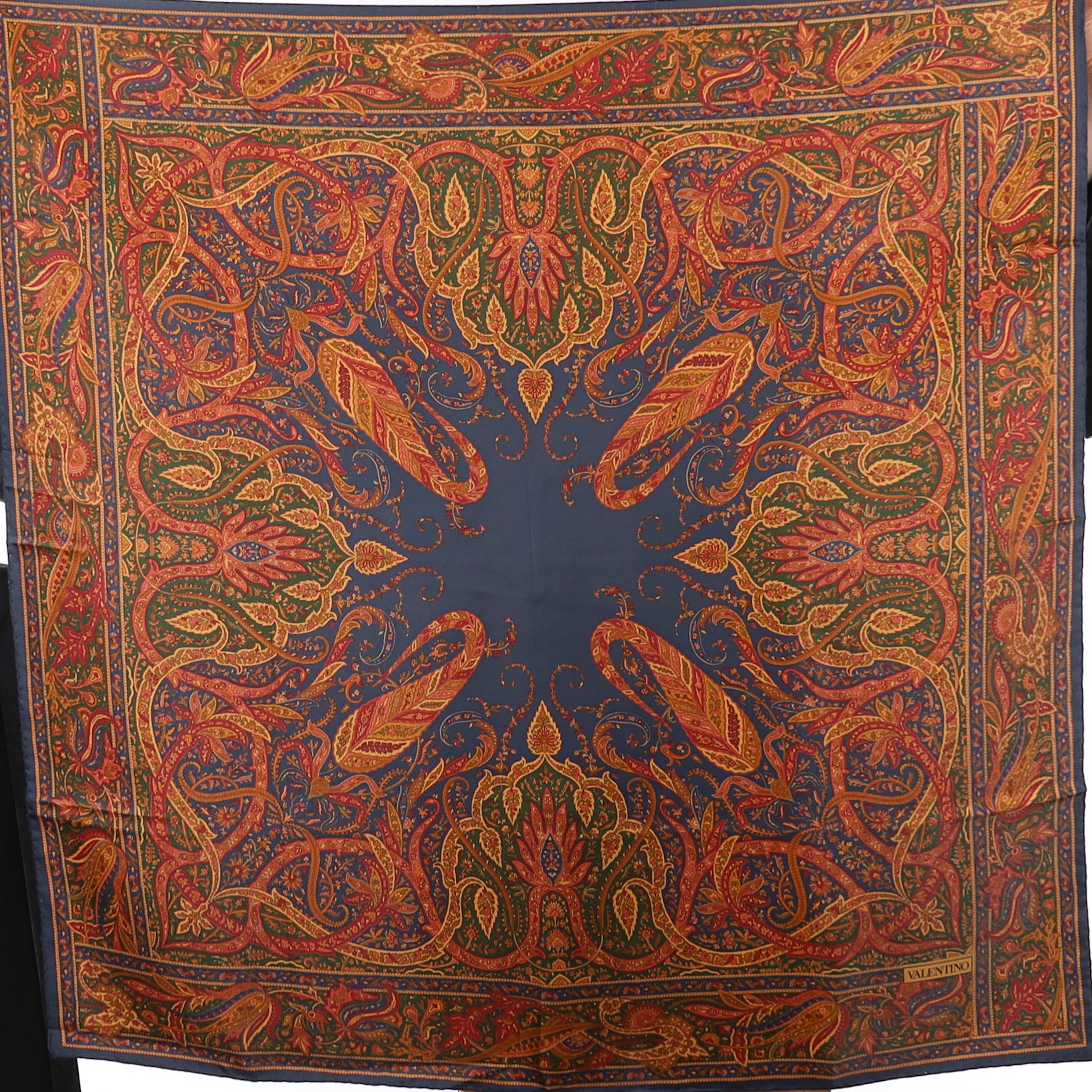 Brand New Boxed Valentino Vintage Silk Scarf